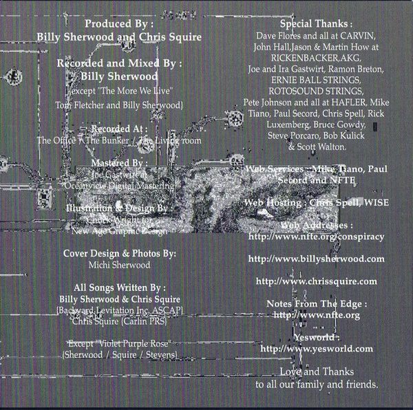 Chris Squire & Billy Sherwood - Conspiracy (CD) - Image 3