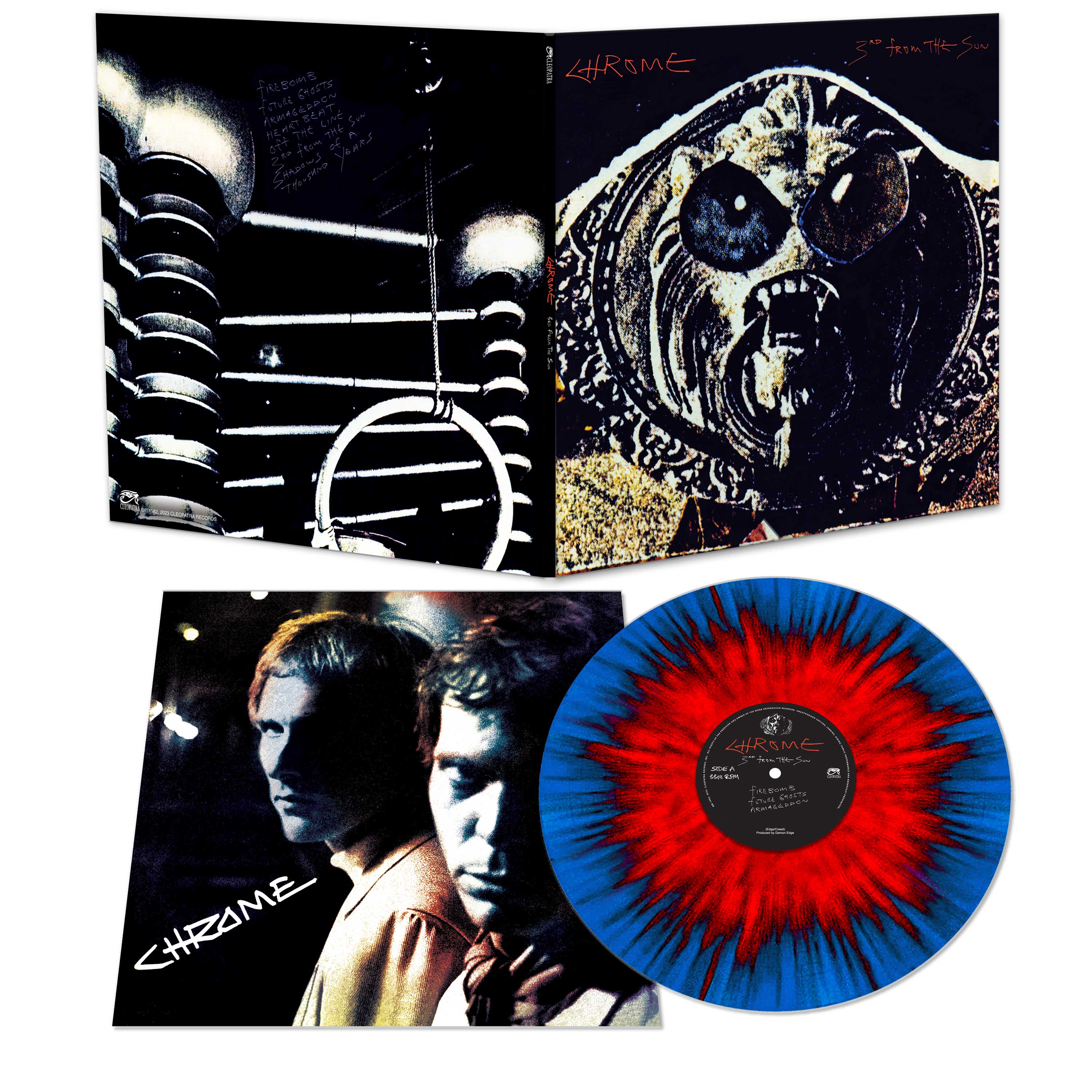 Chrome - 3rd From The Sun (Blue-Red Starburst Vinyl) - Image 2