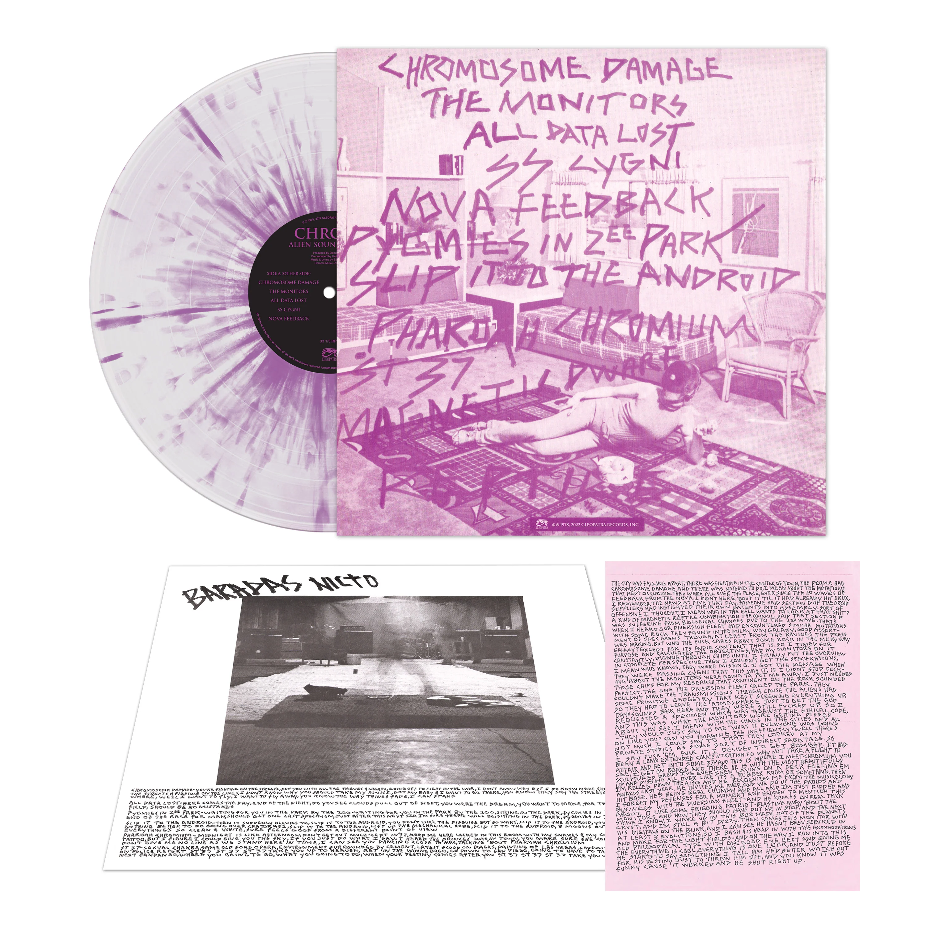 Chrome - Alien Soundtracks (Purple Splatter Vinyl) - Image 2