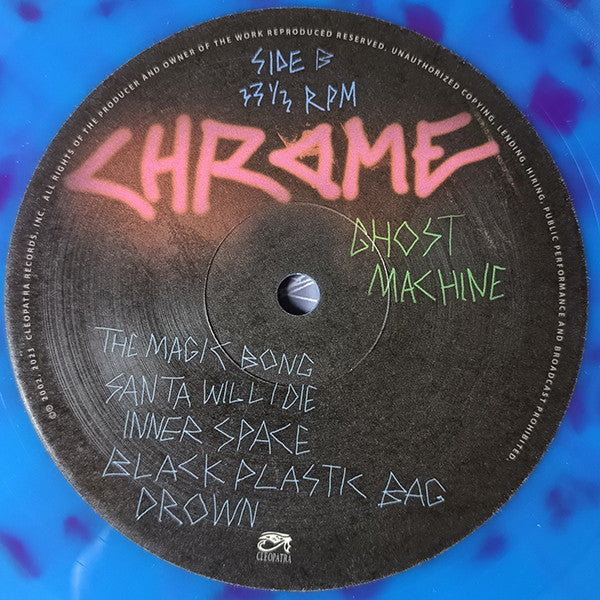 Chrome - Ghost Machine (Blue-Purple Splatter Vinyl) - Image 6