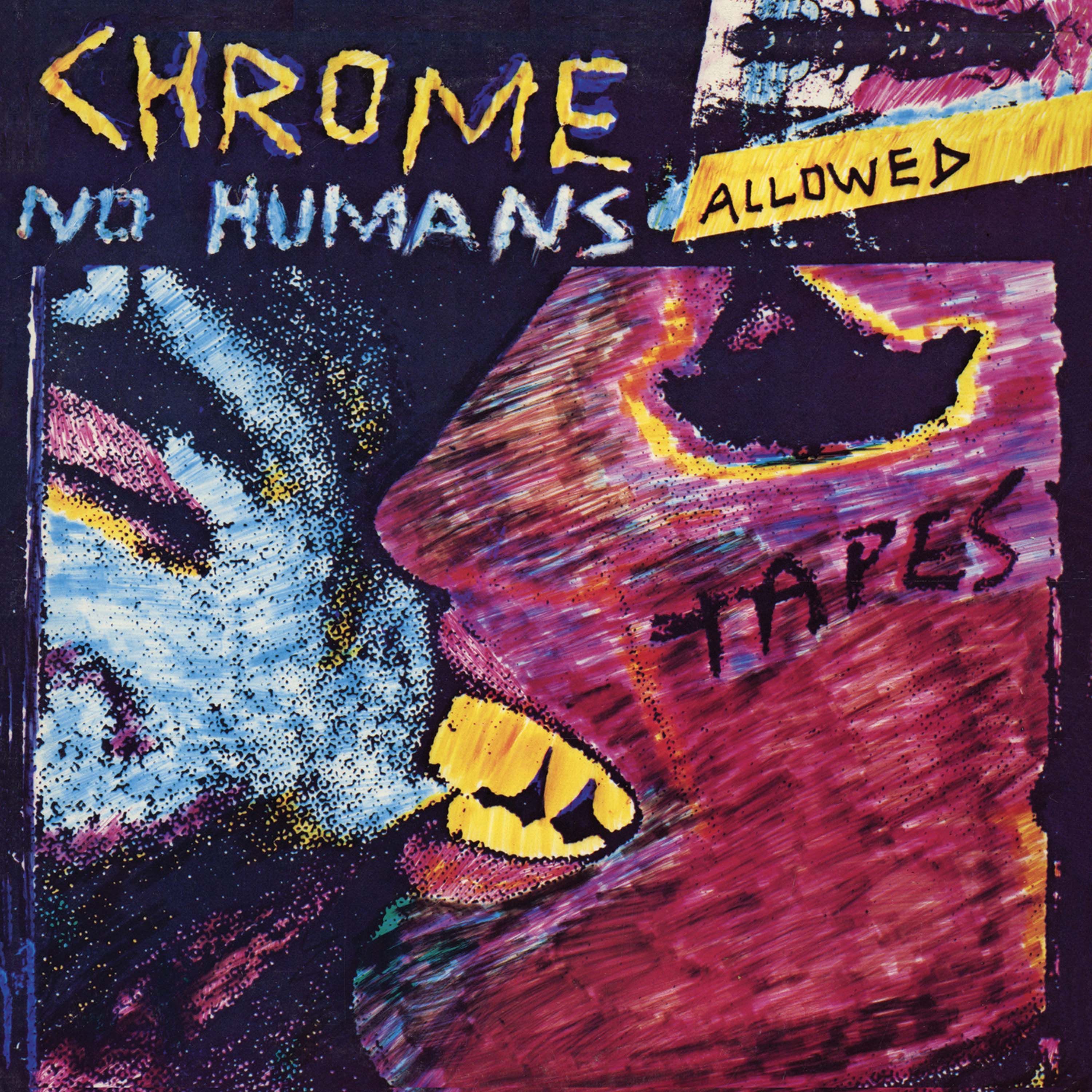 Chrome - No Humans Allowed (Purple-Clear Splatter Vinyl) - Image 3