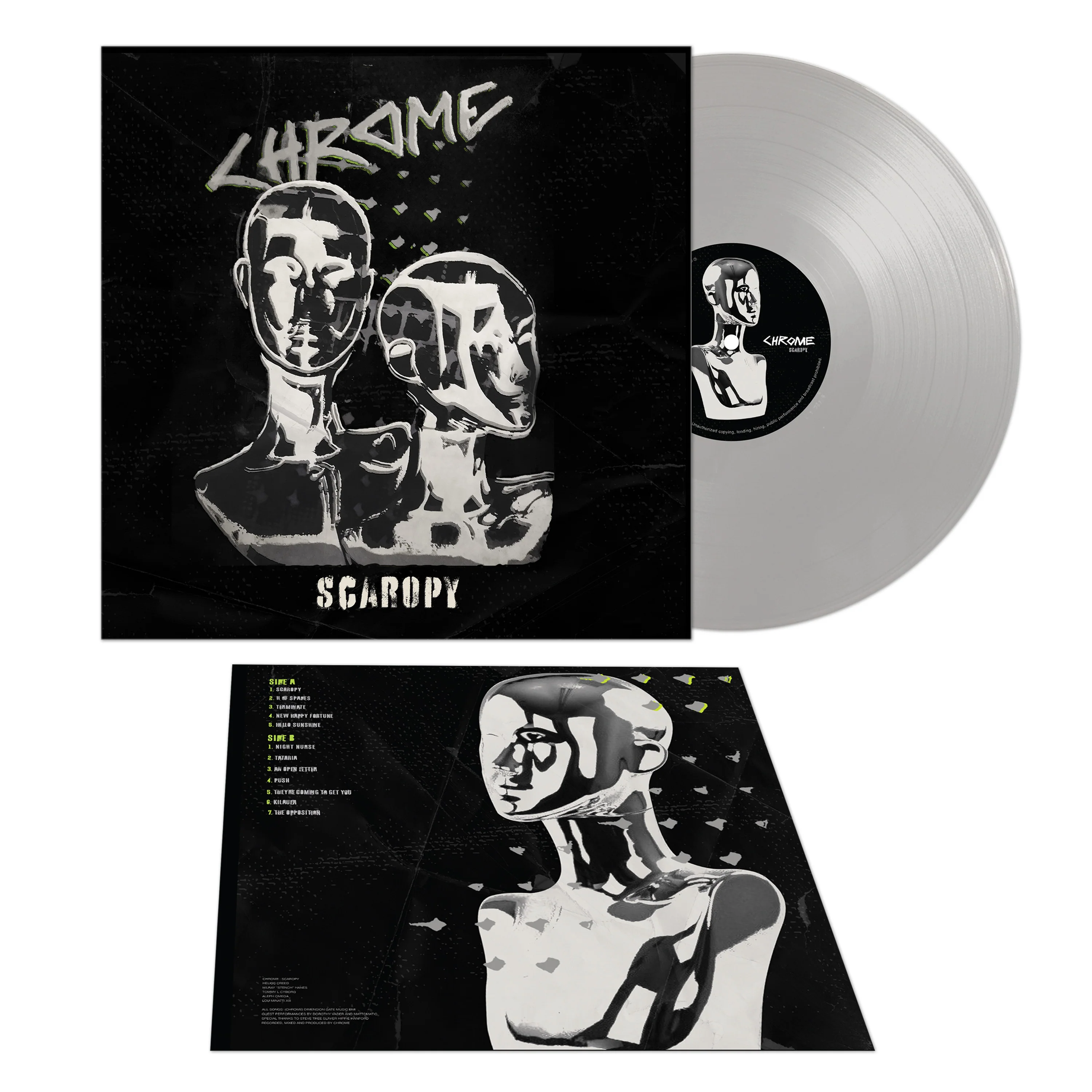 Chrome - Scaropy (Limited Edition Silver Vinyl) - Image 2