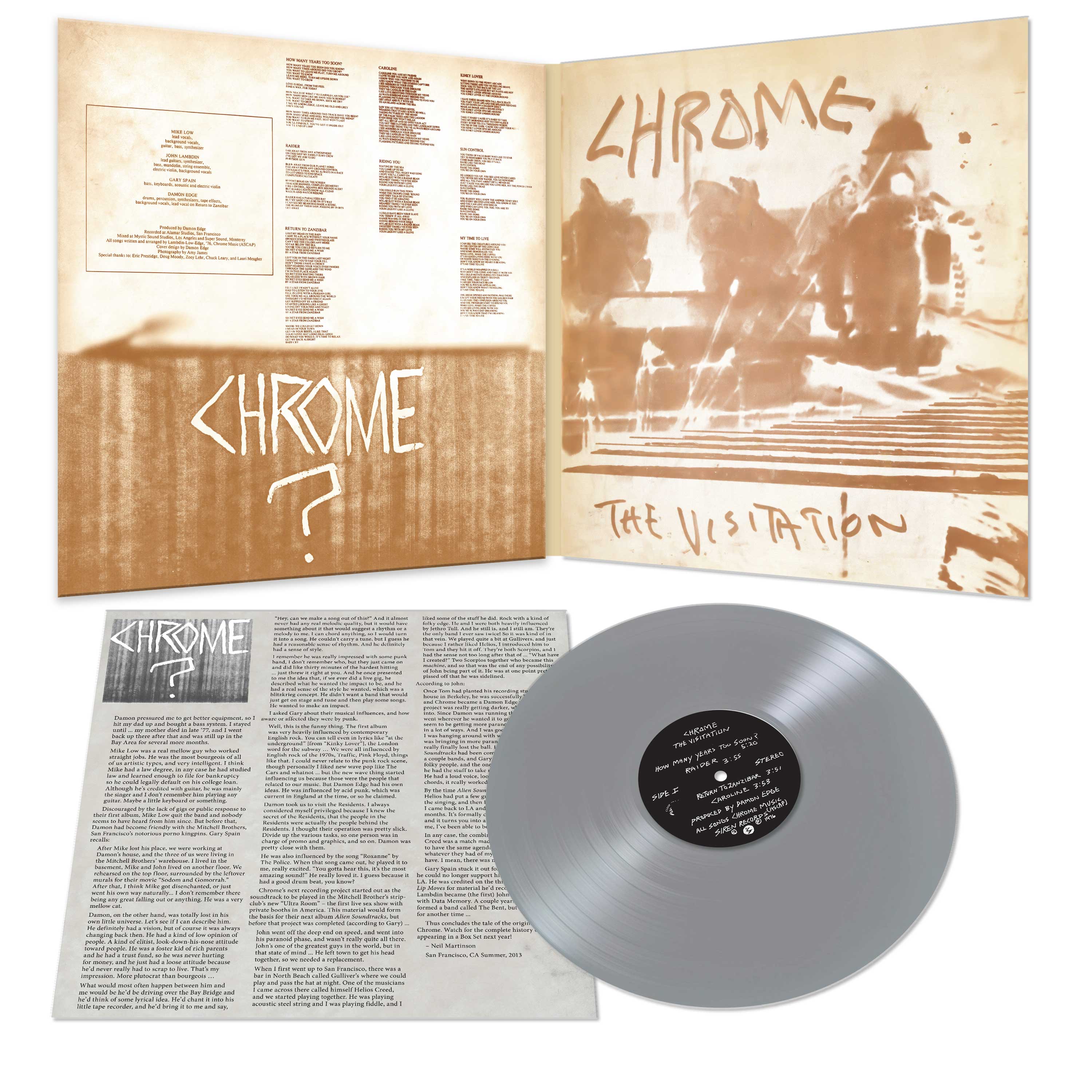 Chrome - The Visitation (Limited Edition Silver Vinyl) - Image 3