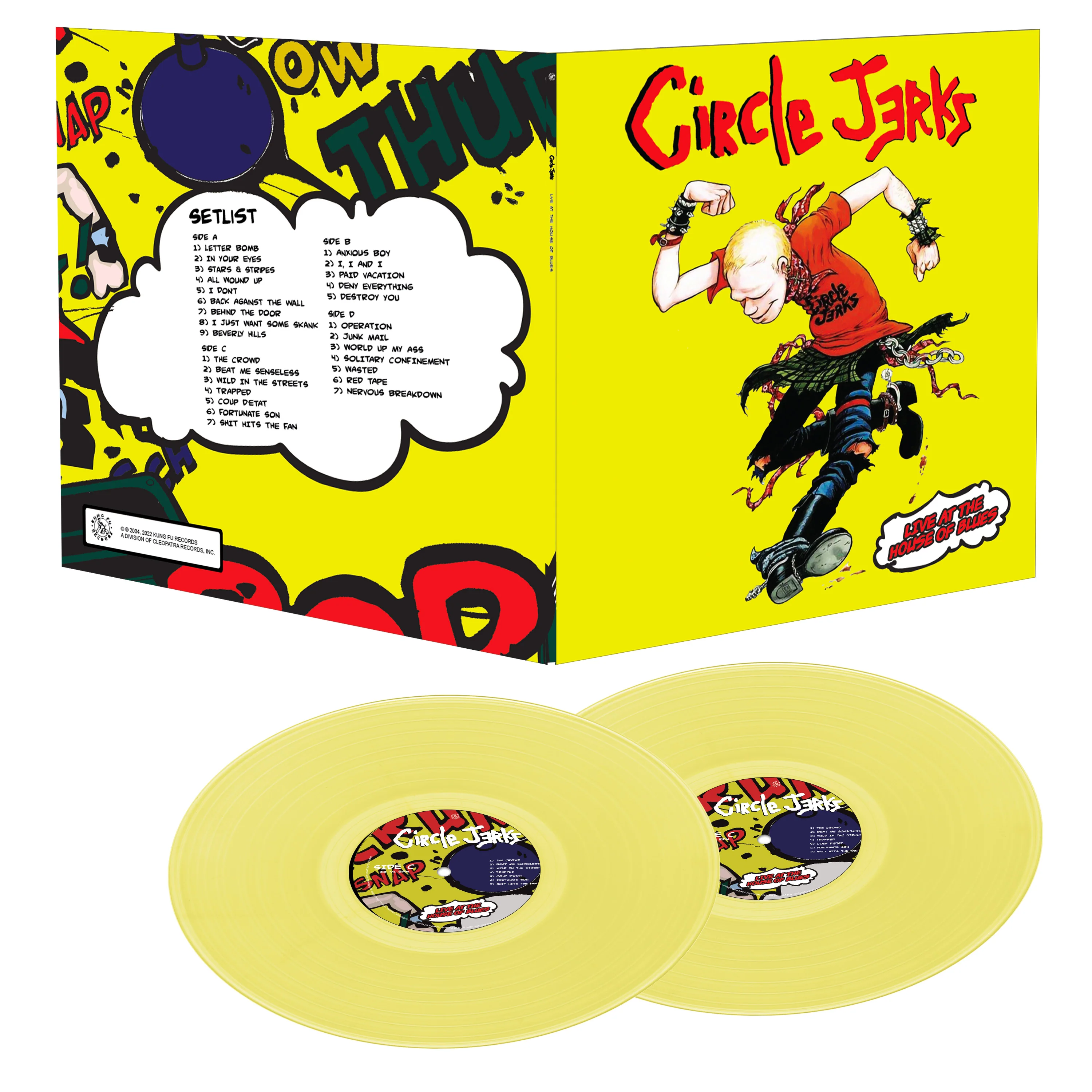 Circle Jerks - Live At The House of Blues (Yellow Double Vinyl) - Image 2