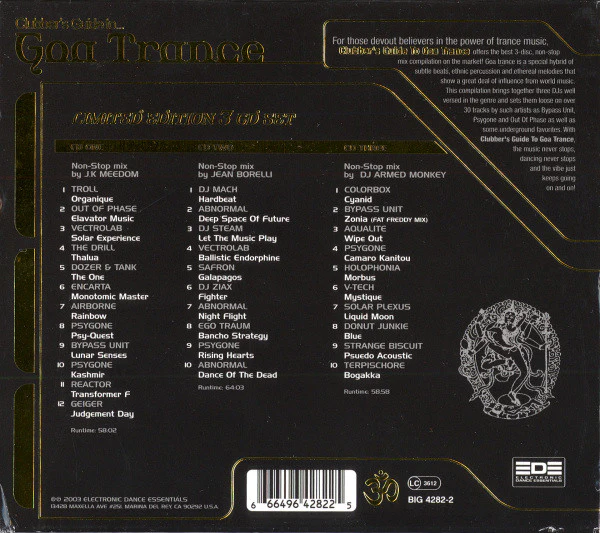 Clubber’s Guide To Goa Trance (3 CD) - Image 2
