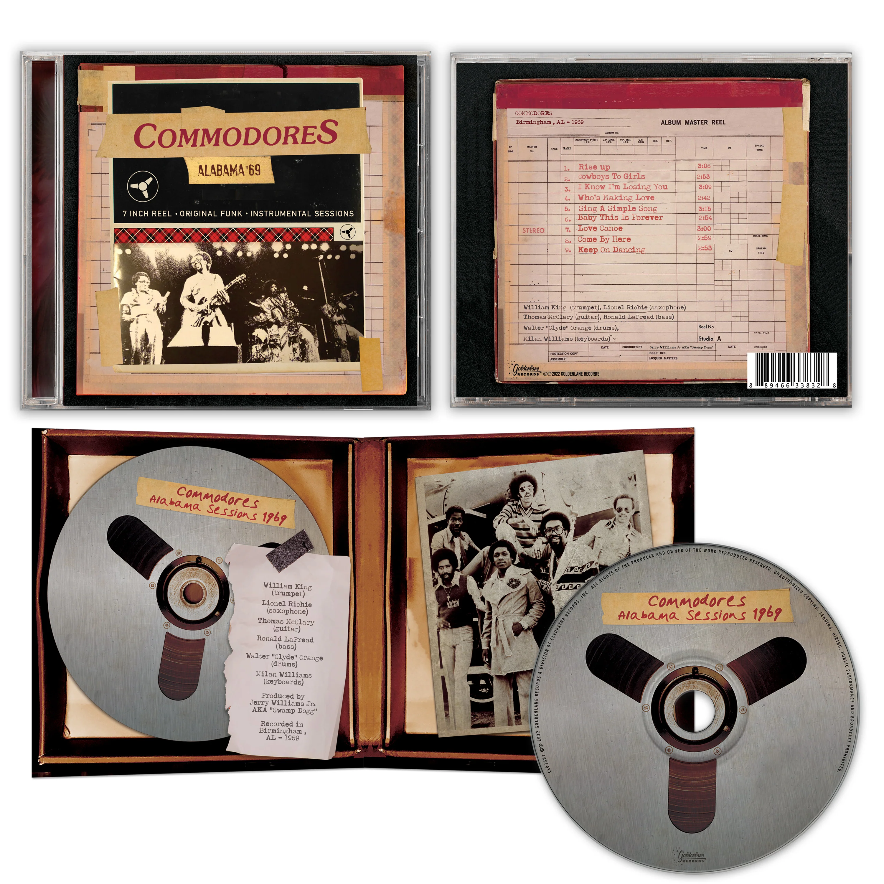Commodores - Alabama '69 (CD) - Image 2