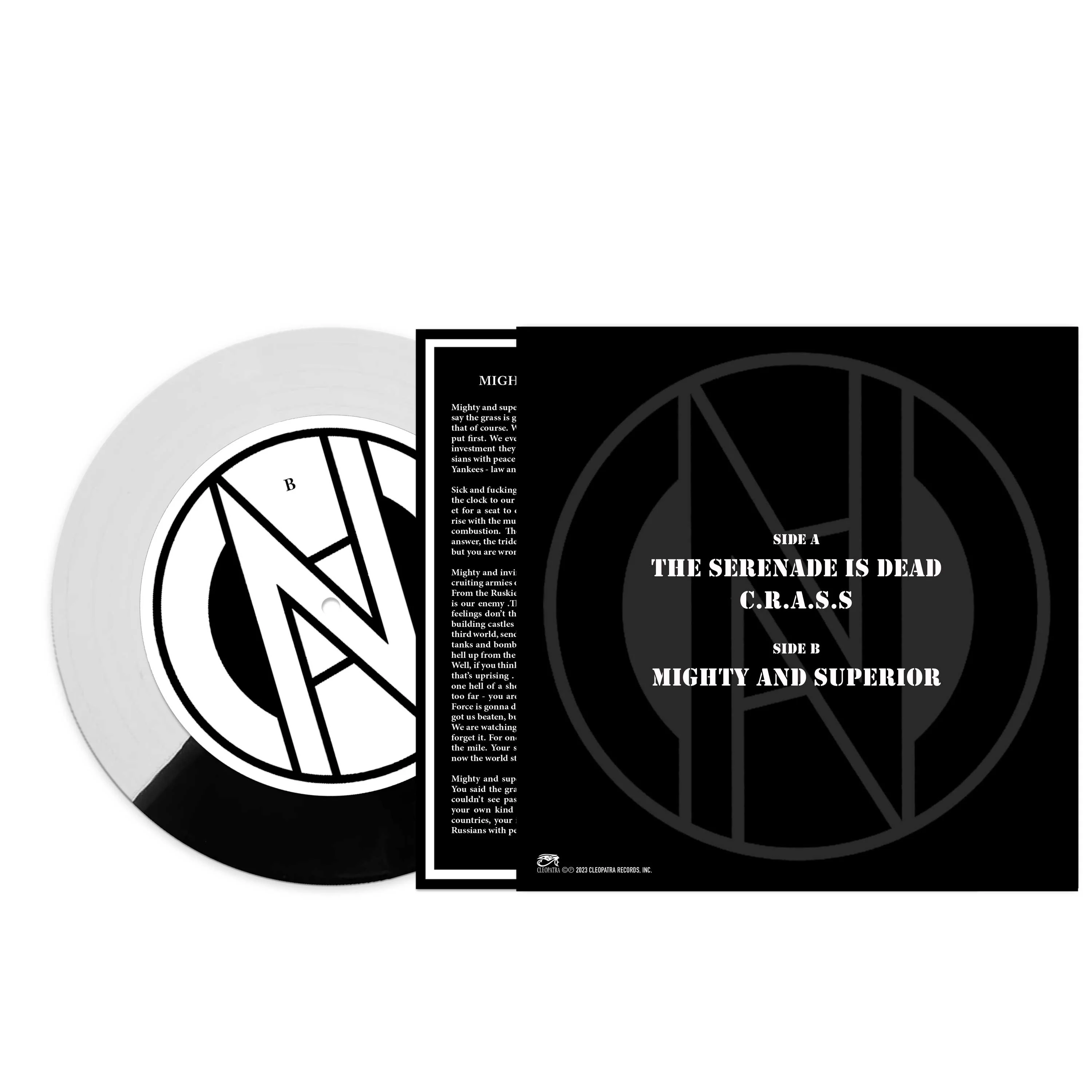 Conflict - The Serenade Is Dead (7" Black-White Split Color Vinyl) - Image 2