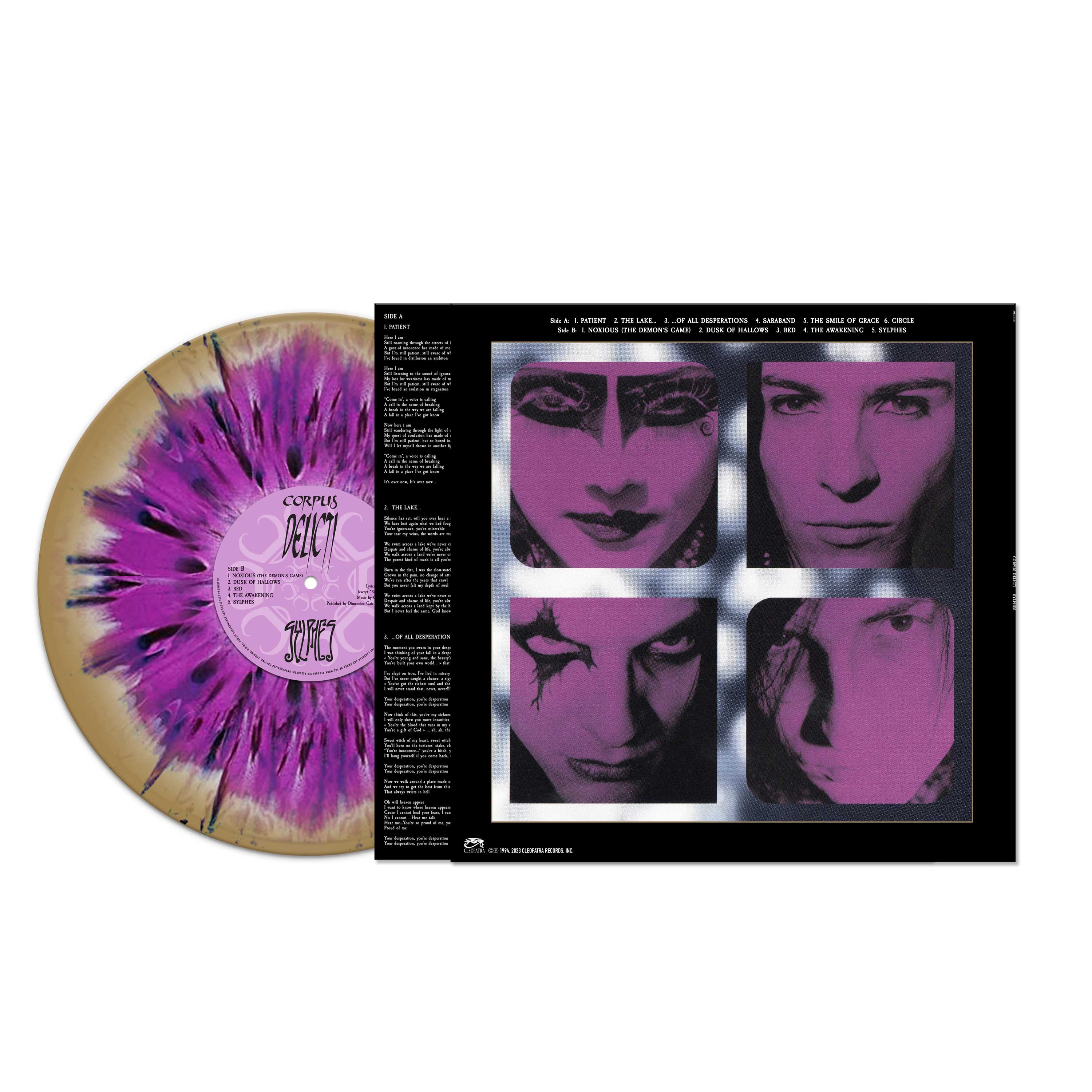 Corpus Delicti - Sylphes (Purple-Gold-White Haze Splatter Vinyl) - Image 2