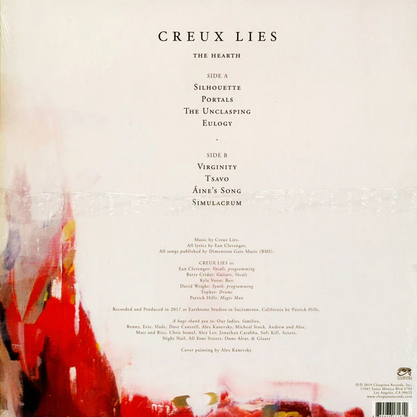 Creux Lies - The Hearth (Limited Edition White Vinyl) - Image 2