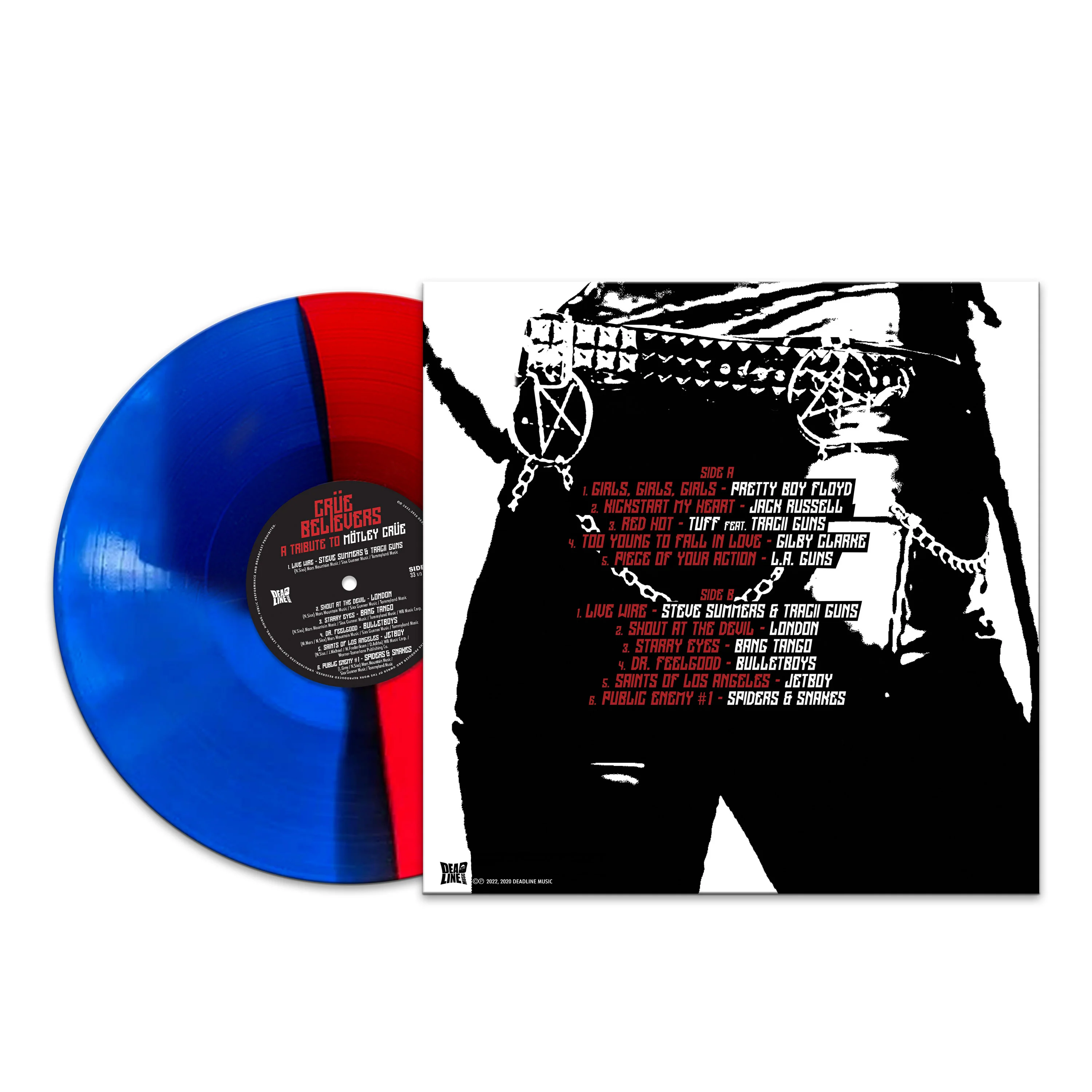 Crüe Believers - A Tribute to Mötley Crüe (Red-Blue Vinyl) - Image 2