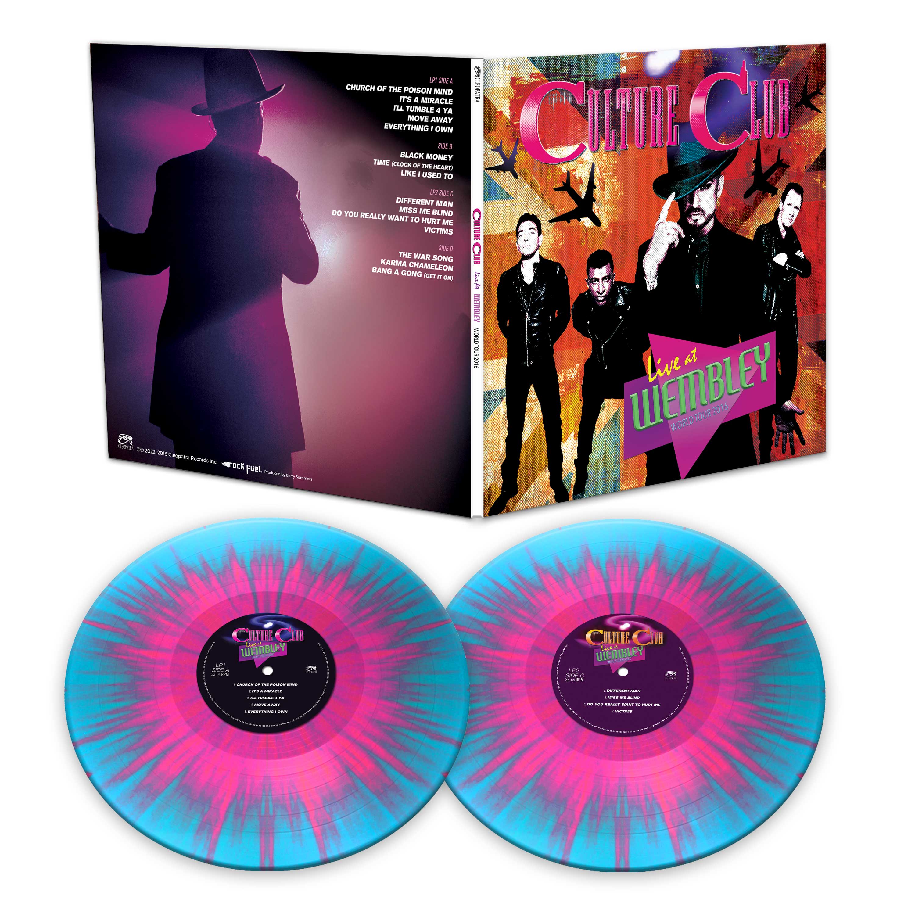 Culture Club - Live at Wembley World Tour 2016 (Limited Edition Pink-Blue Splatter Double Vinyl) - Image 3
