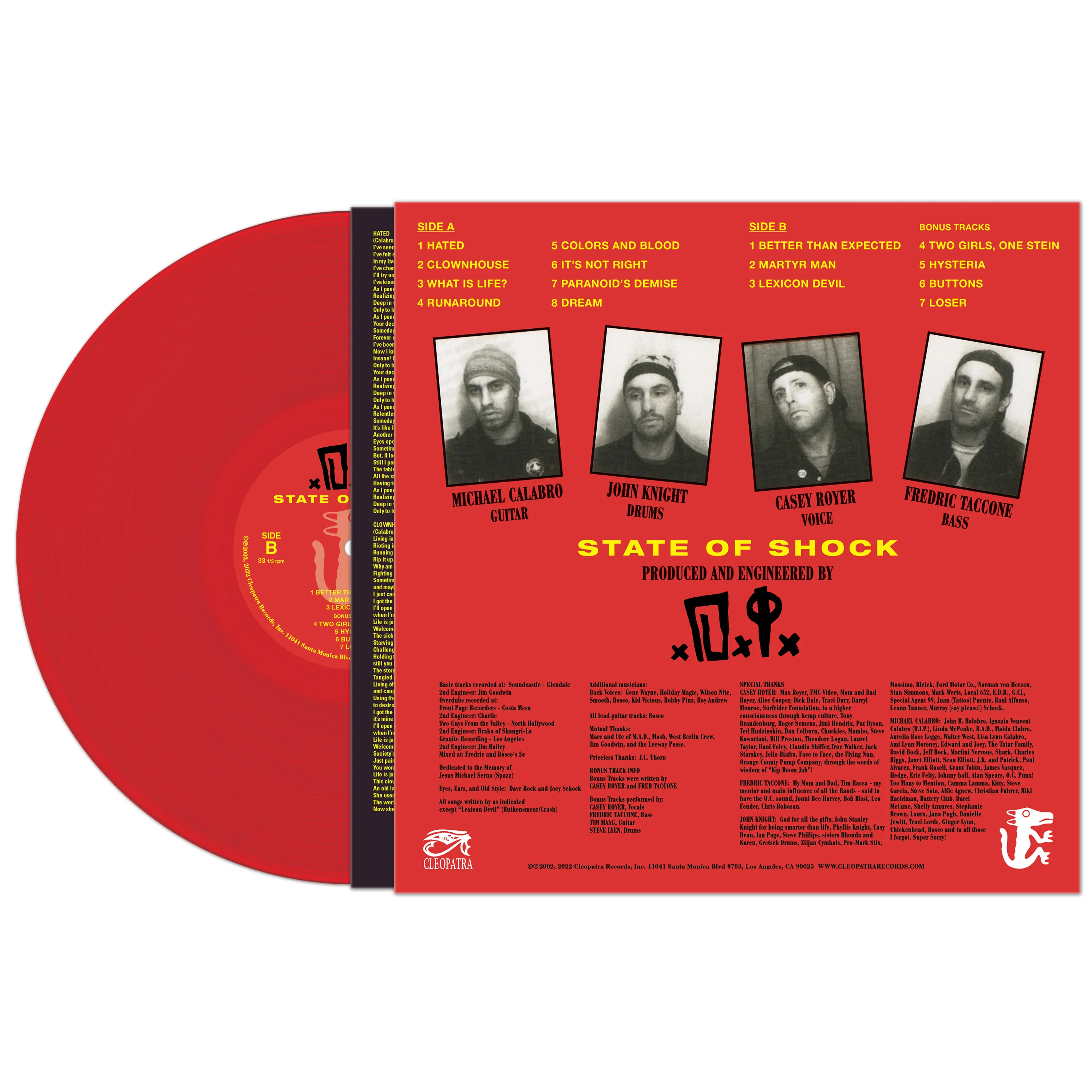 D.I. - State of Shock (Red Vinyl) - Image 3