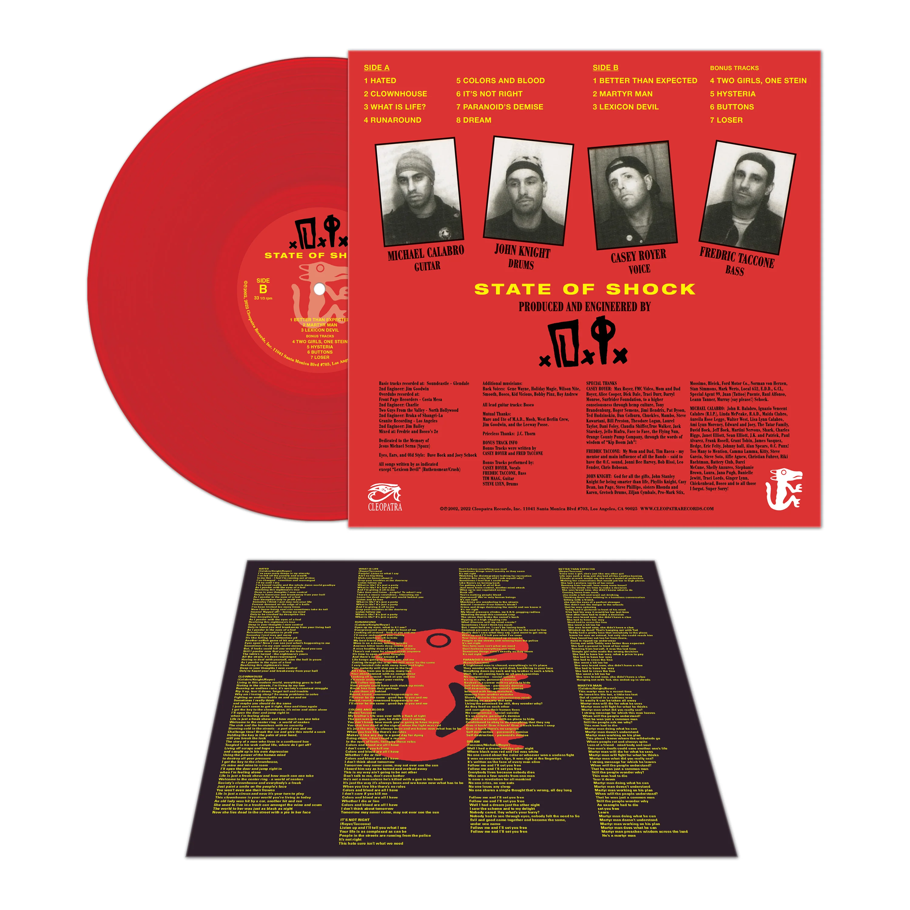 D.I. - State of Shock (Red Vinyl) - Image 4