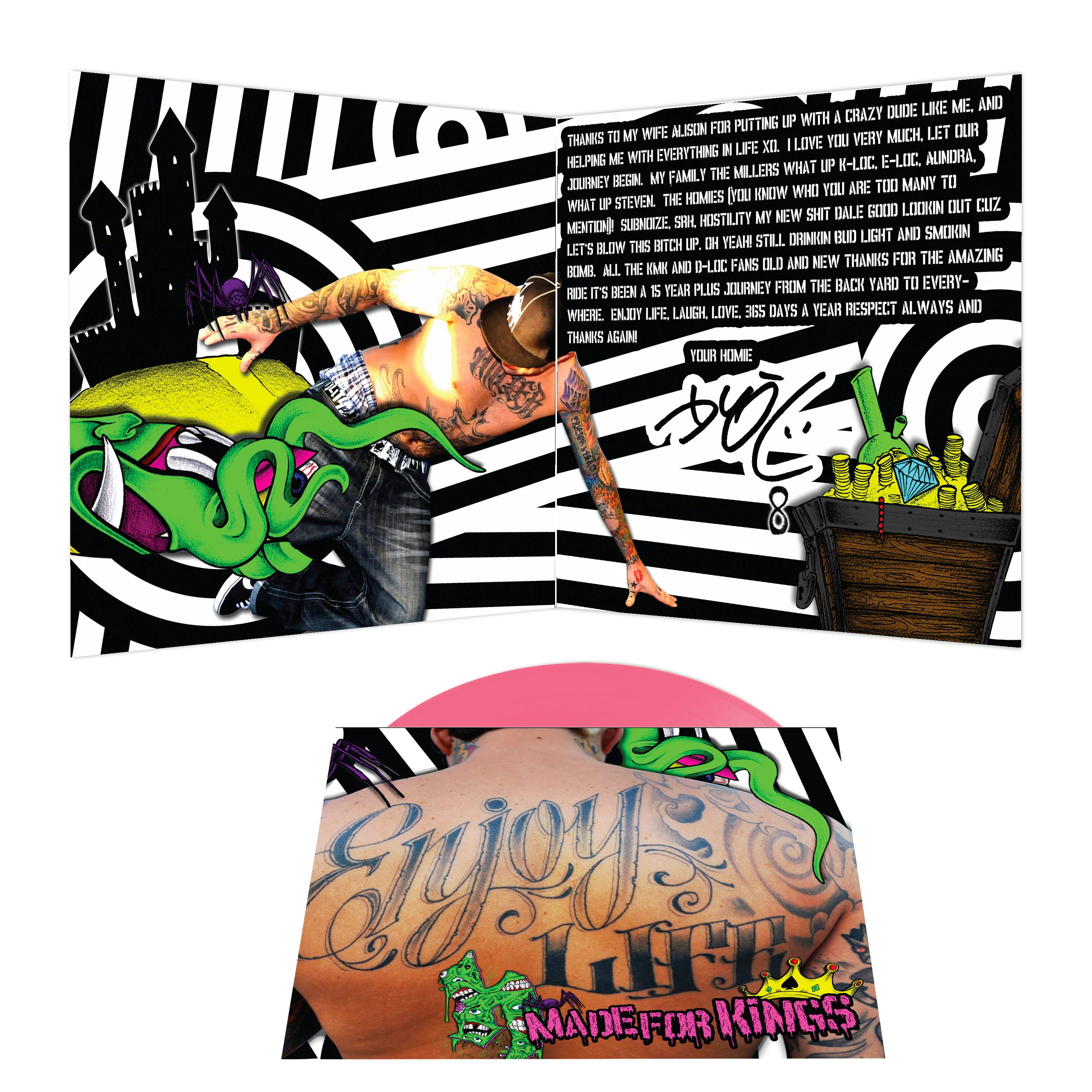 D-Loc - Made For Kings (Pink Vinyl) - Image 3