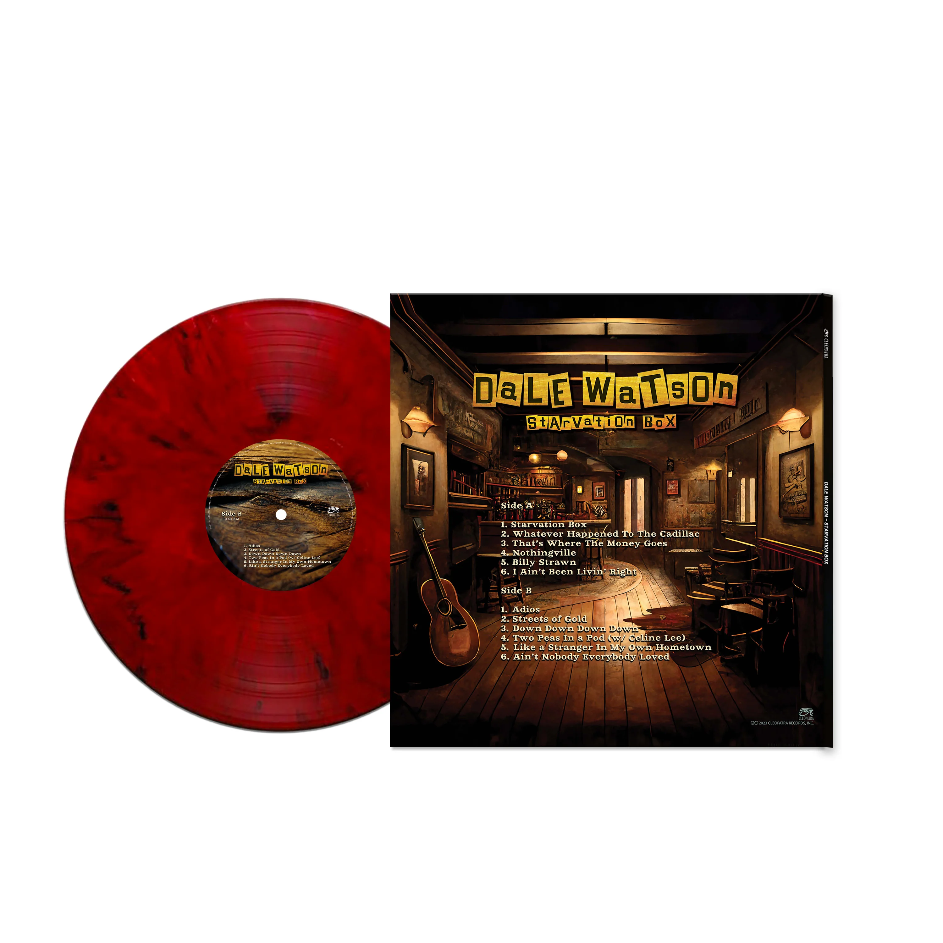 Dale Watson - Starvation Box (Red Marble Vinyl) - Image 2