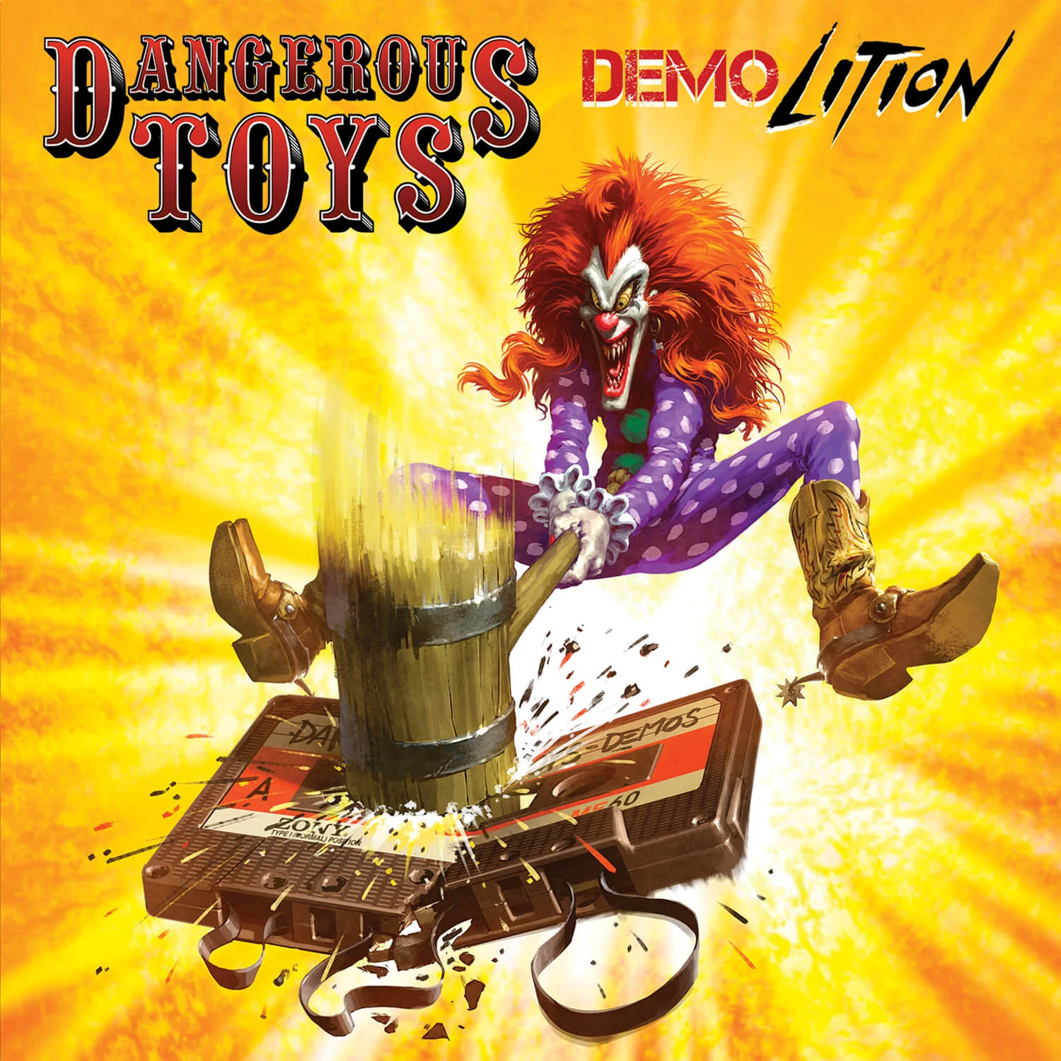 Dangerous Toys - Demolition (Orange/Clear/Black/Haze/Splatter Vinyl LP) - Image 3