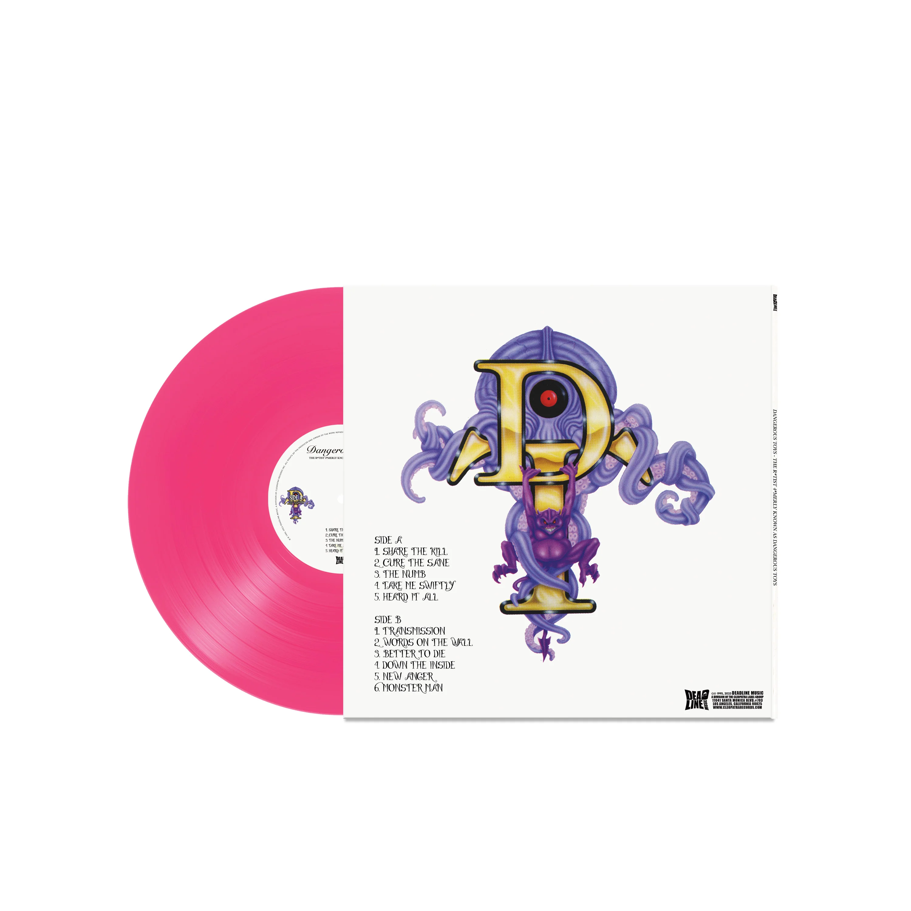 Dangerous Toys - The R*tist 4*merly Known As Dangerous Toys (Pink Vinyl) - Image 2
