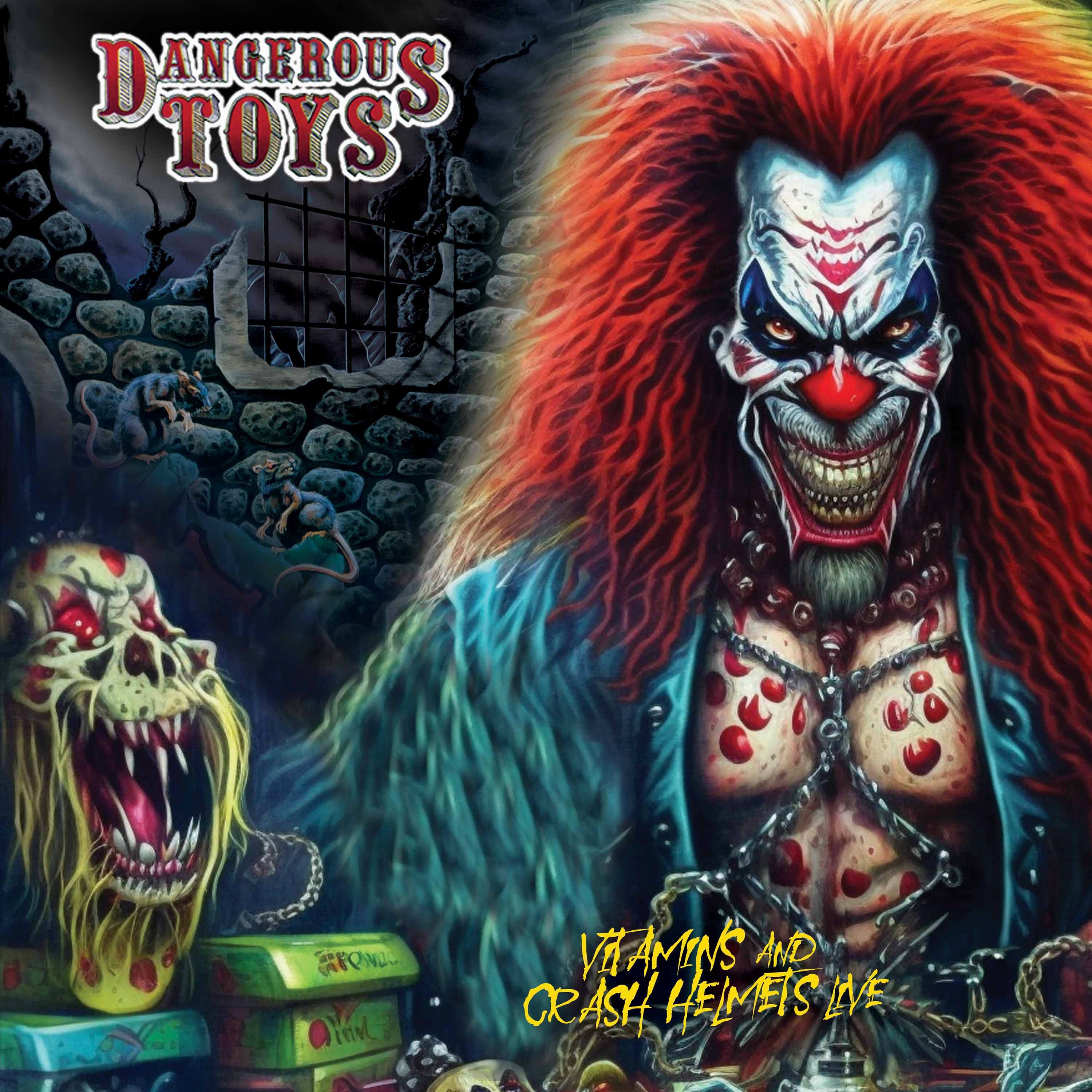 Dangerous Toys - Vitamins & Crash Helmets Live (Limited Edition Gatefold Coke Bottle Green Double Vinyl) - Image 3