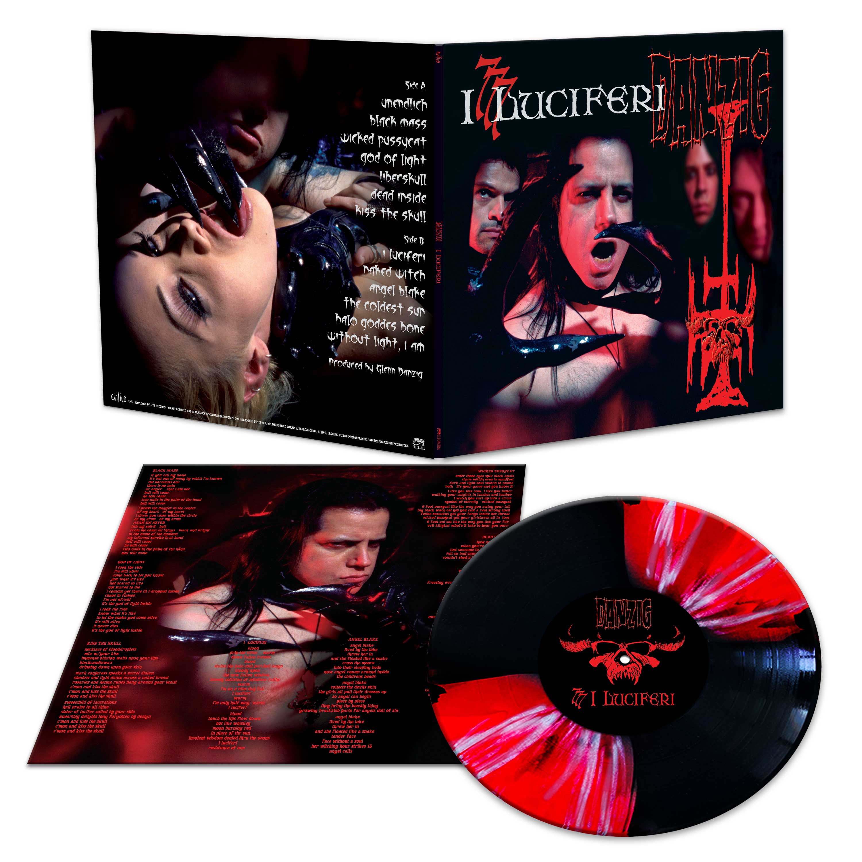 Danzig: 777 I Luciferi (Red-Black Butterfly Burst Vinyl) - Image 2