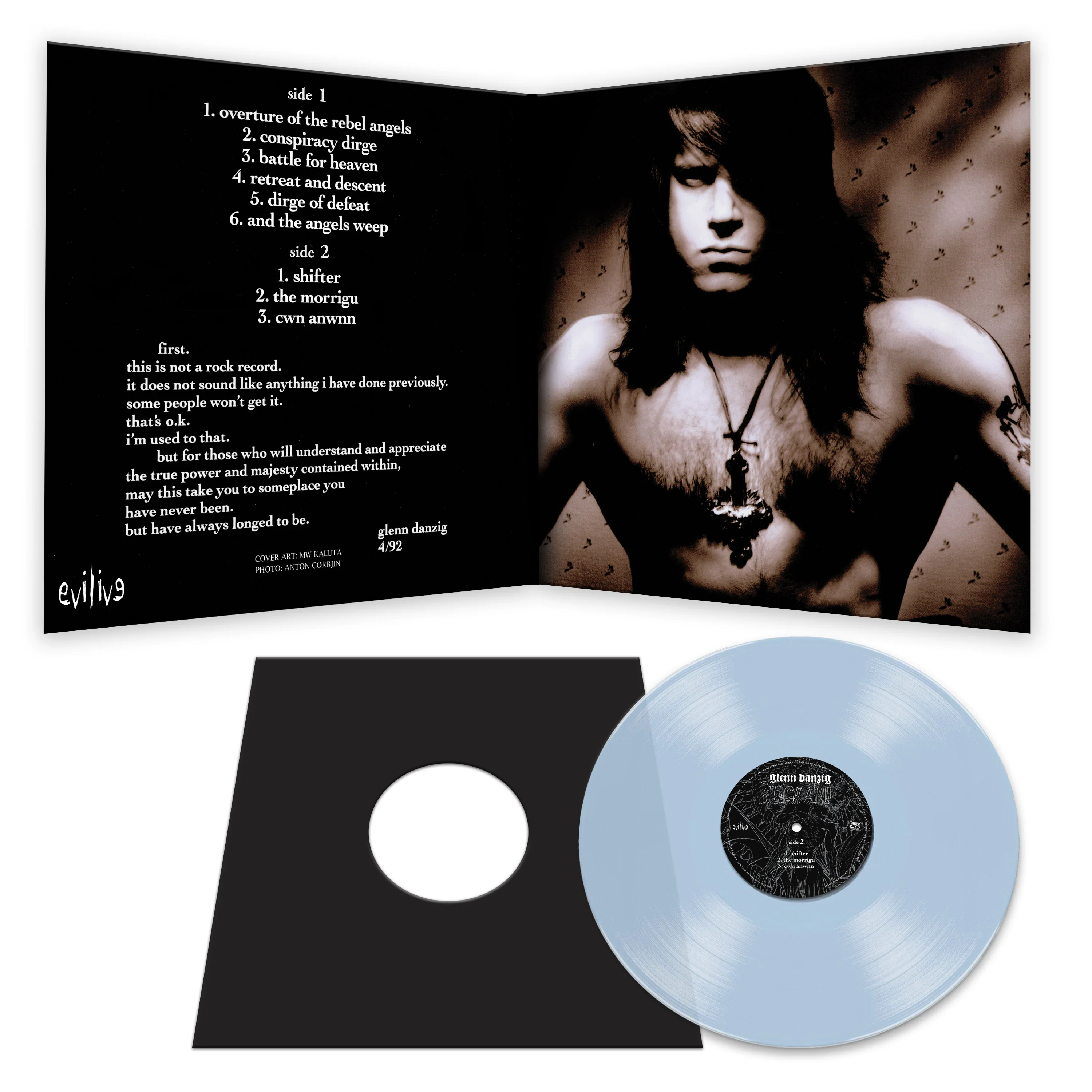 Danzig - Black Aria (Gatefold Crystal Blue Vinyl) - Image 2