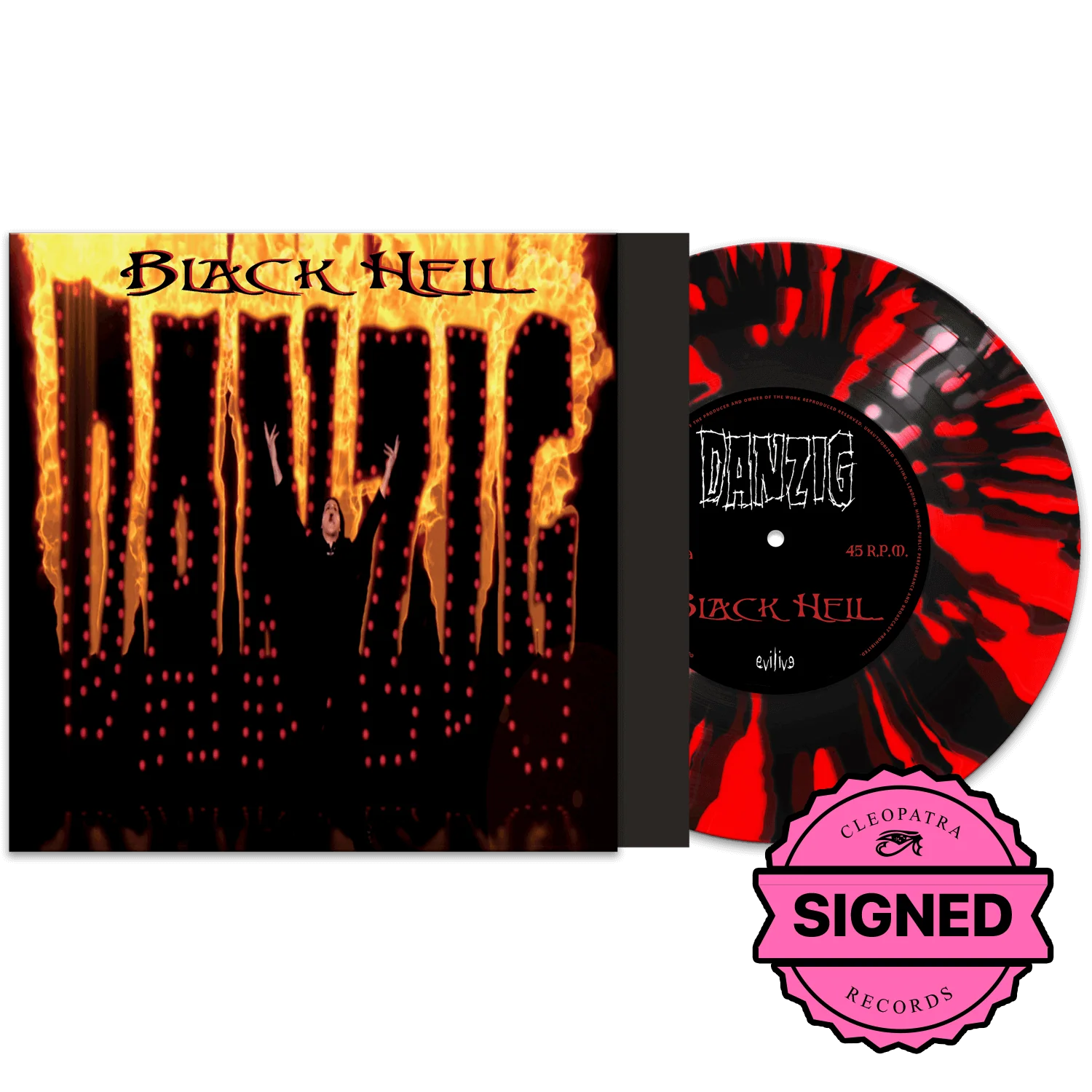 Danzig - Black Hell (Limited Edition Colored 7" Vinyl - Signed by Glenn Danzig) - Image 2