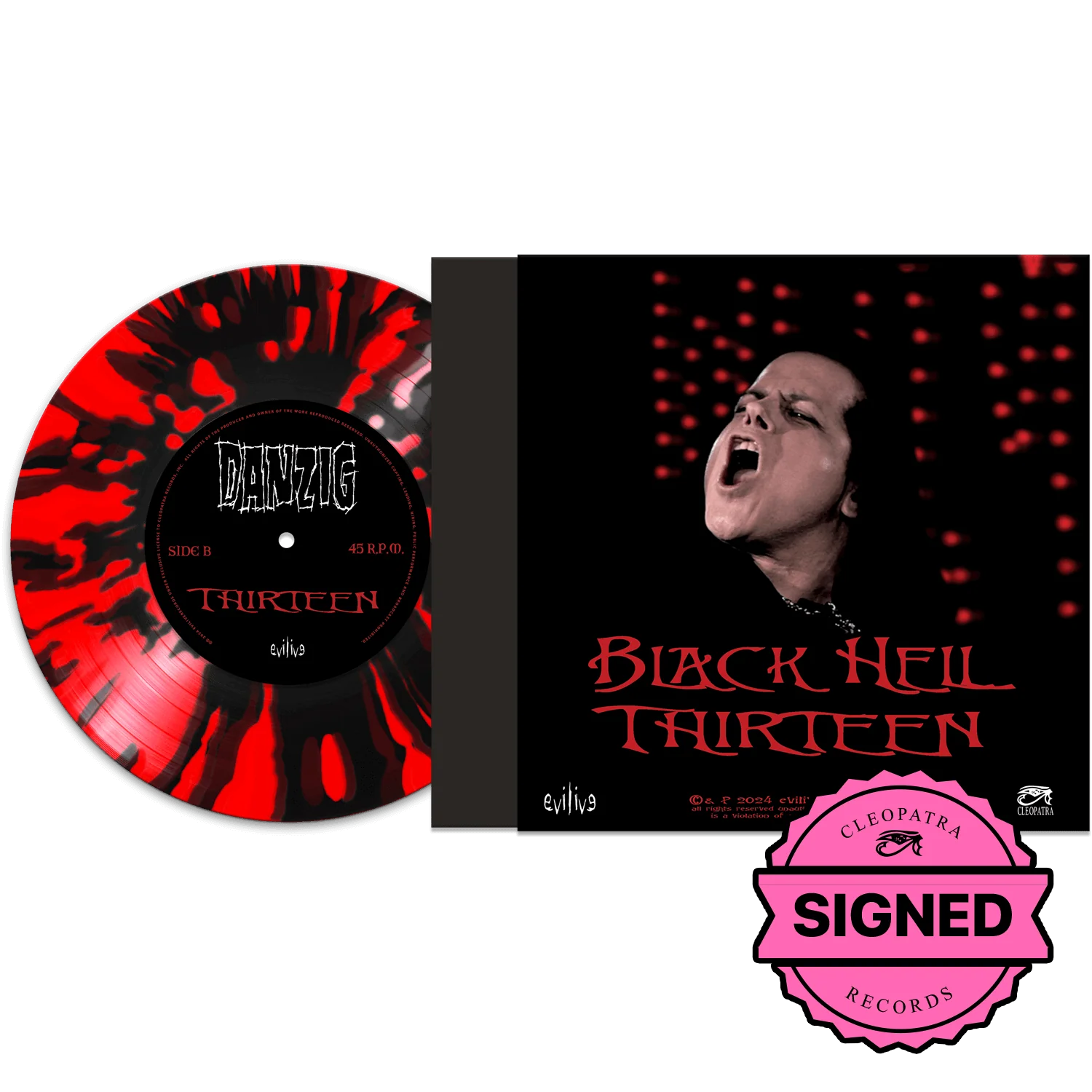 Danzig - Black Hell (Limited Edition Colored 7" Vinyl - Signed by Glenn Danzig) - Image 3