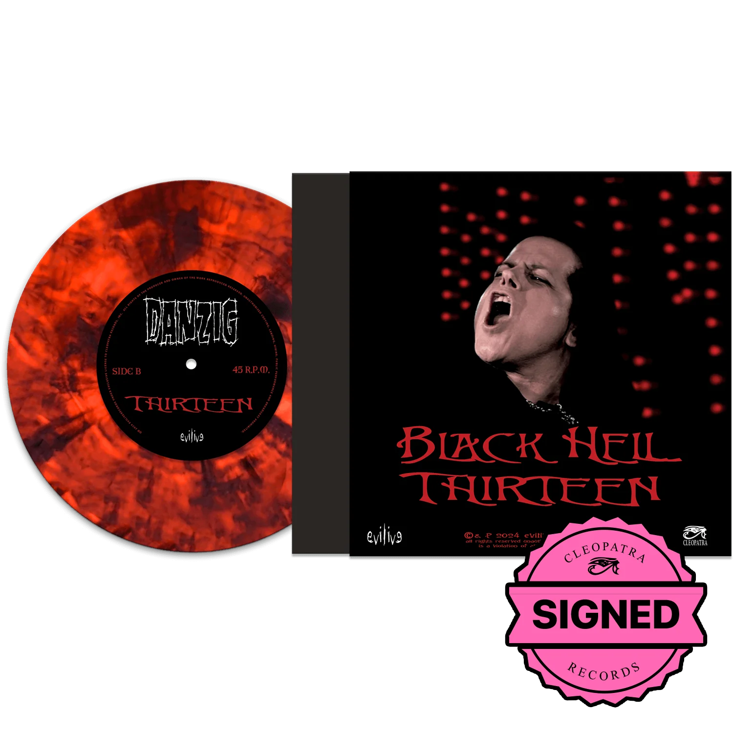 Danzig - Black Hell (Limited Edition Colored 7" Vinyl - Signed by Glenn Danzig) - Image 5