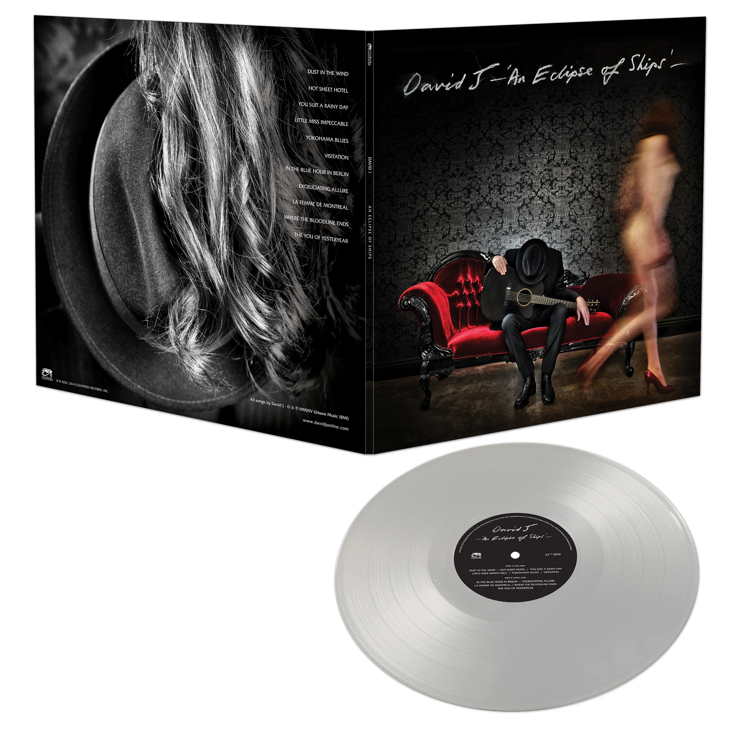 David J - An Eclipse of Ships (Silver Vinyl) - Image 2