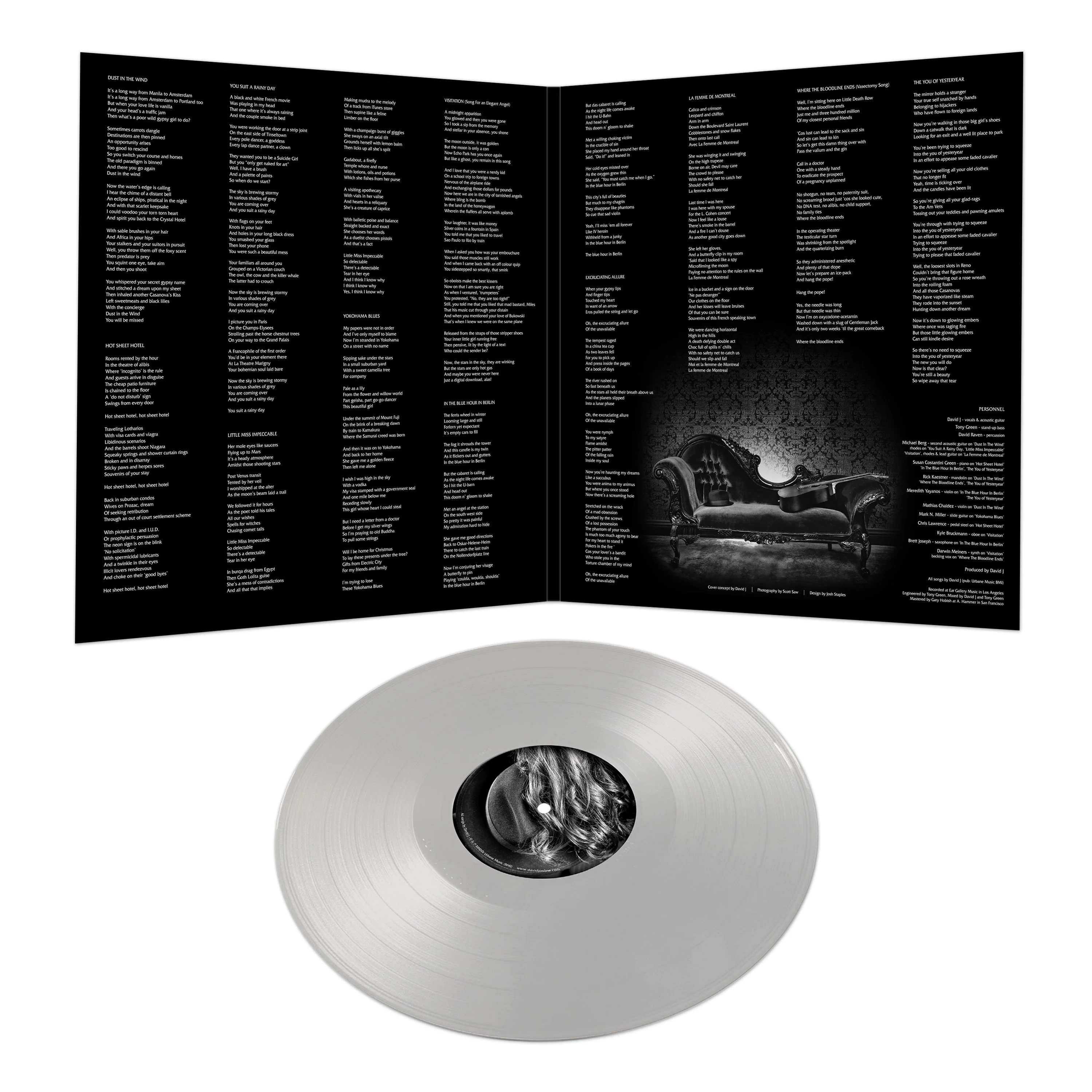 David J - An Eclipse of Ships (Silver Vinyl) - Image 3
