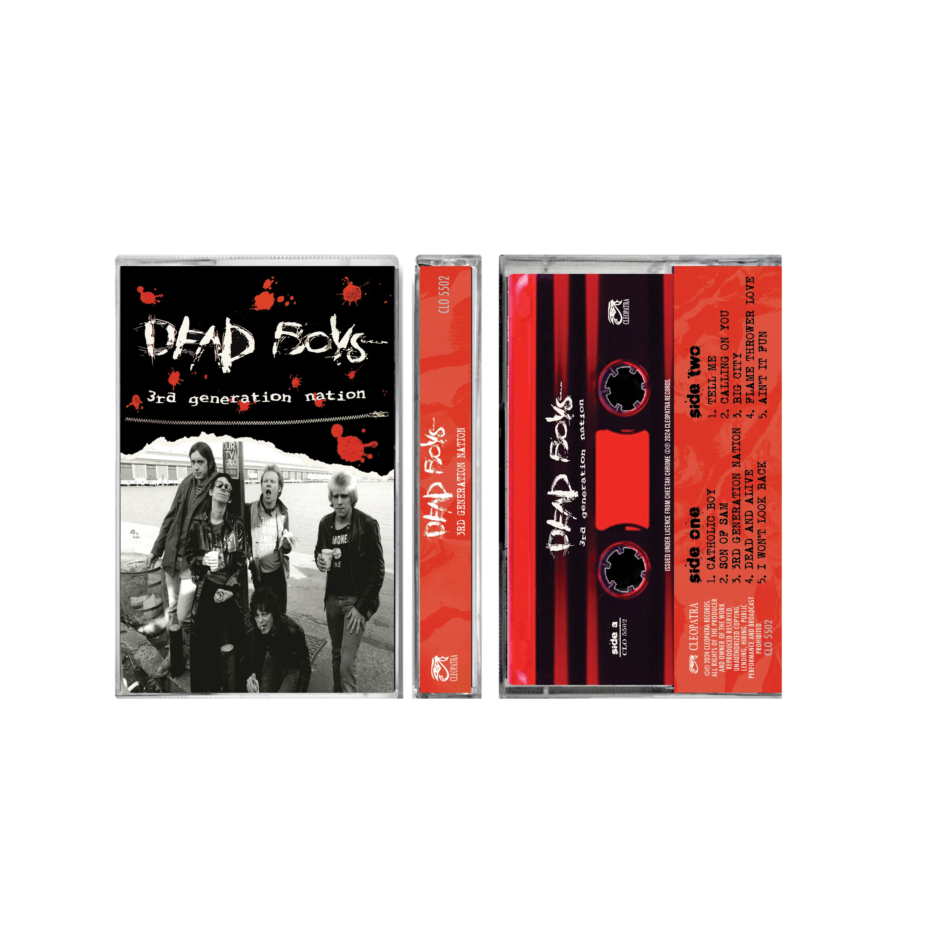 Dead Boys - 3rd Generation Nation (Cassette) - Image 2