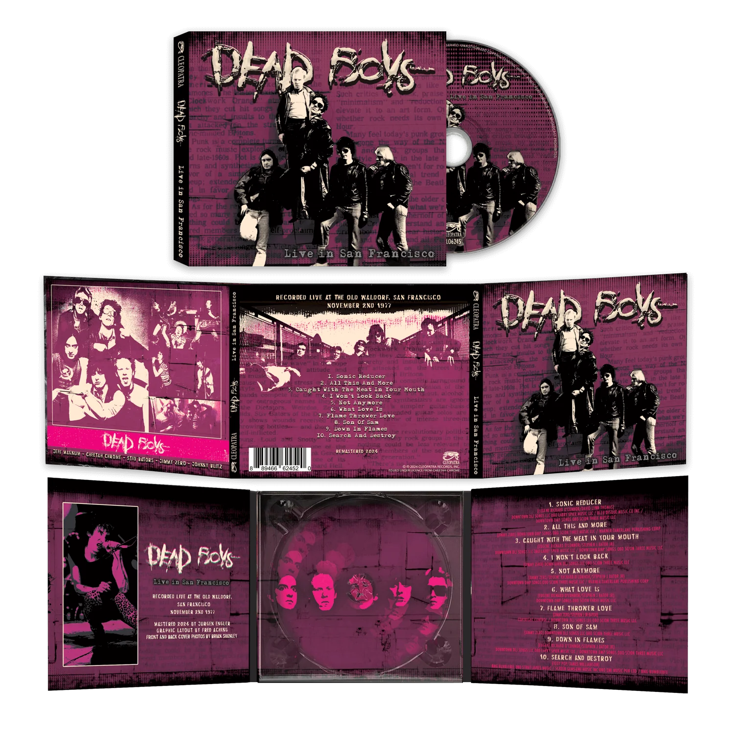 Dead Boys - Live In San Francisco (CD) - Image 2