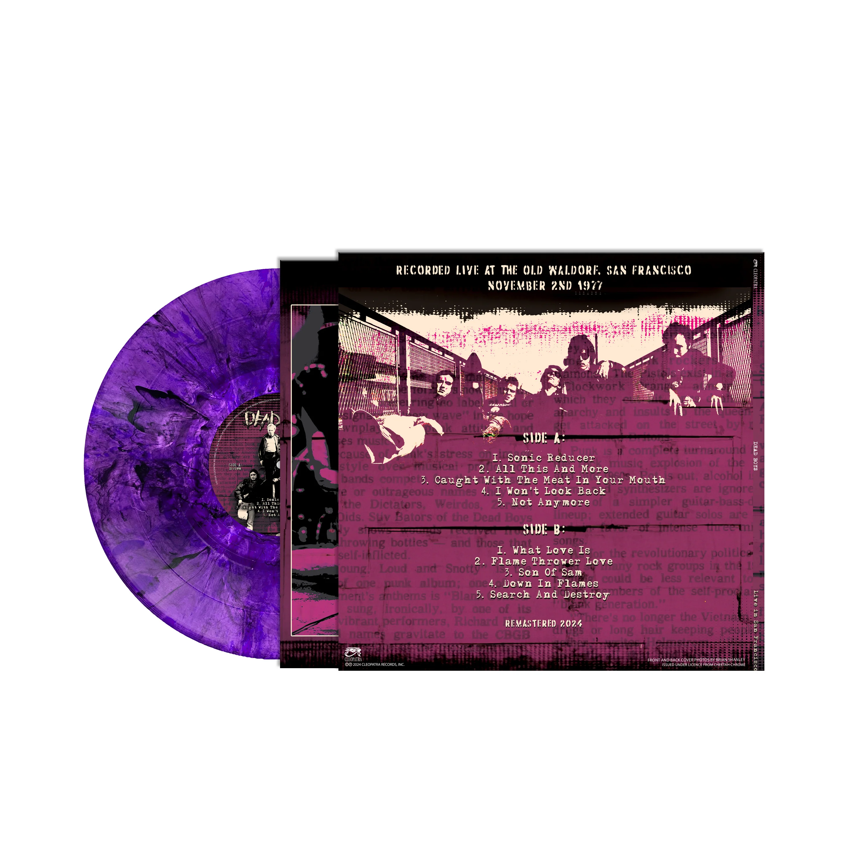 Dead Boys - Live In San Francisco (Purple Marble Vinyl) - Image 2