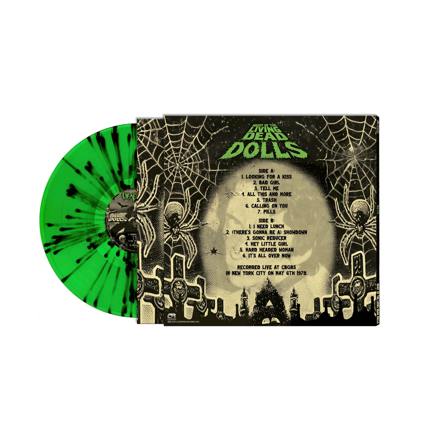 Dead Boys - Night Of The Living Dead Dolls (Green/Black Splatter Vinyl LP) - Image 2