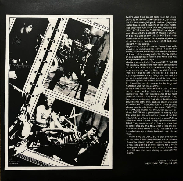 Dead Boys - Younger, Louder And Snottyer (Red Vinyl) - Image 4