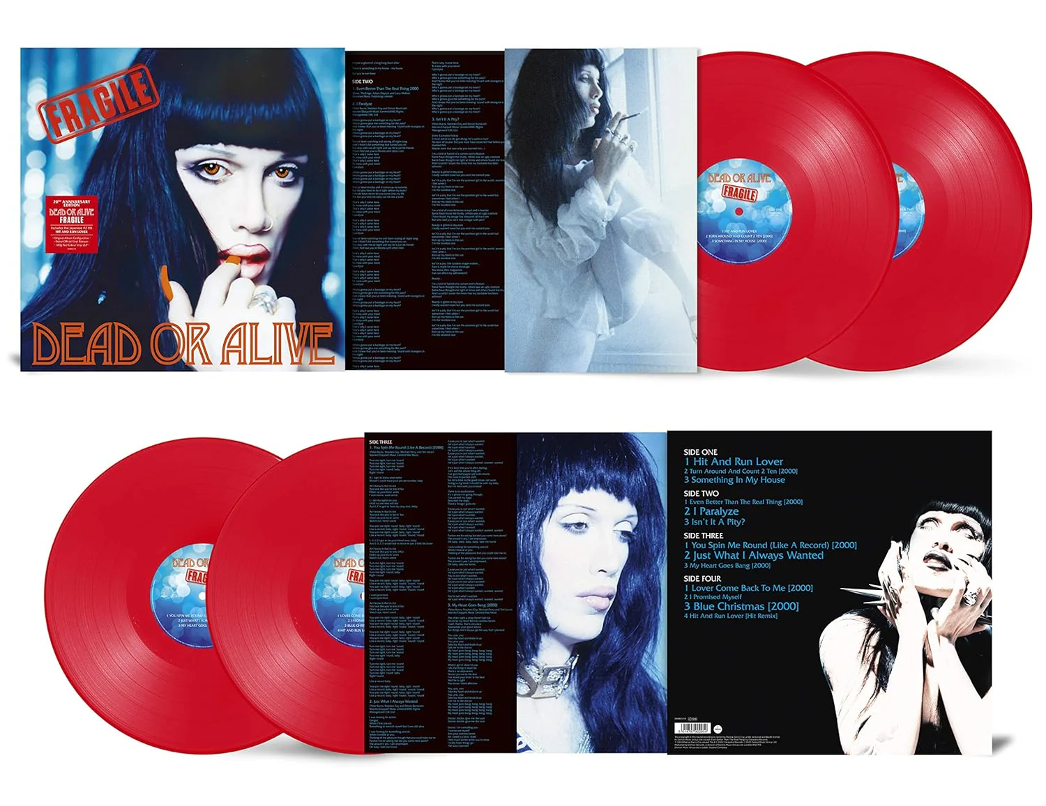 Dead Or Alive - Fragile (Red 2 LP) - Image 4