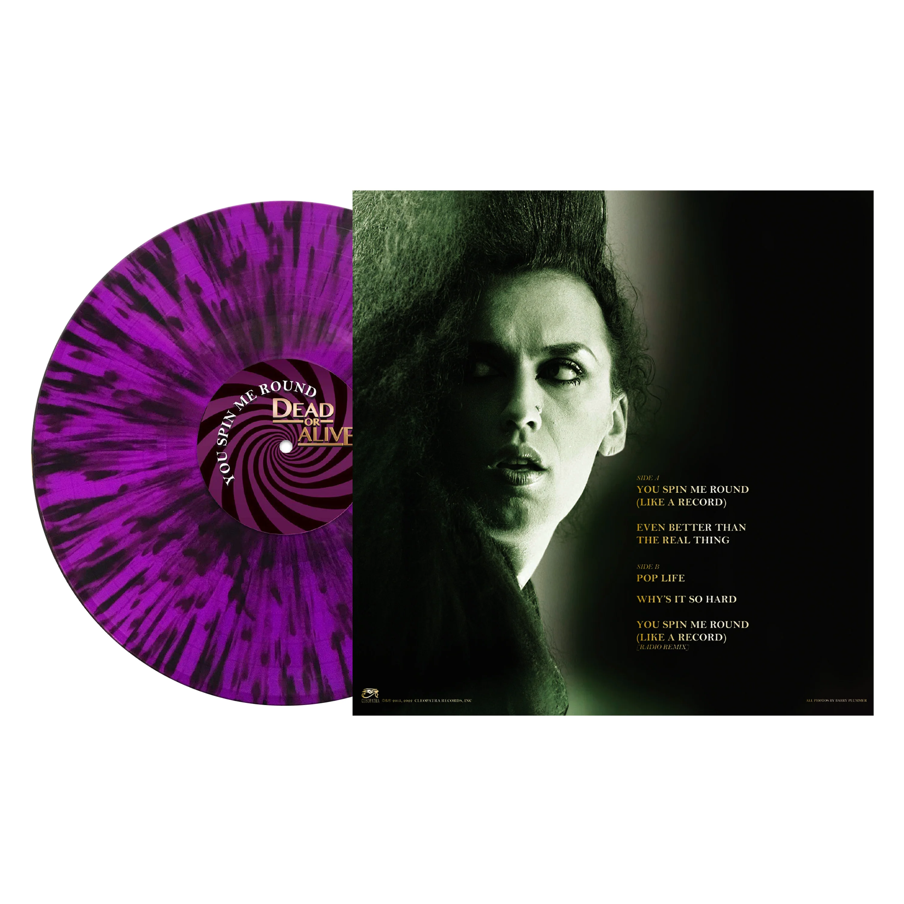 Dead or Alive - You Spin Me Round (Like A Record) (Purple-Black Splatter Vinyl) - Image 2