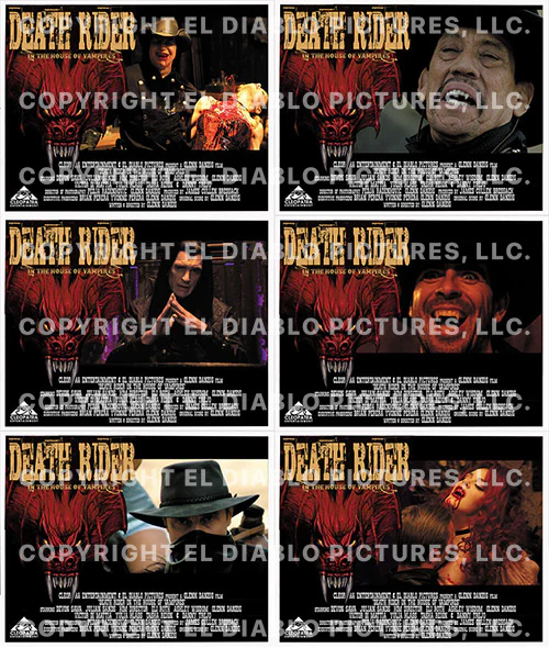 Death Rider - In The House of Vampires - 6x Lobby Cards (11” x 14" - Signed by Glenn Danzig) - Image 2
