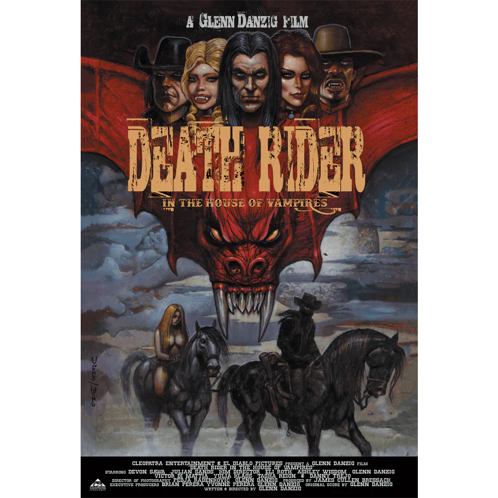 Death Rider - In The House of Vampires - Movie Poster (27" x 40" - Signed by Glenn Danzig) - Image 2