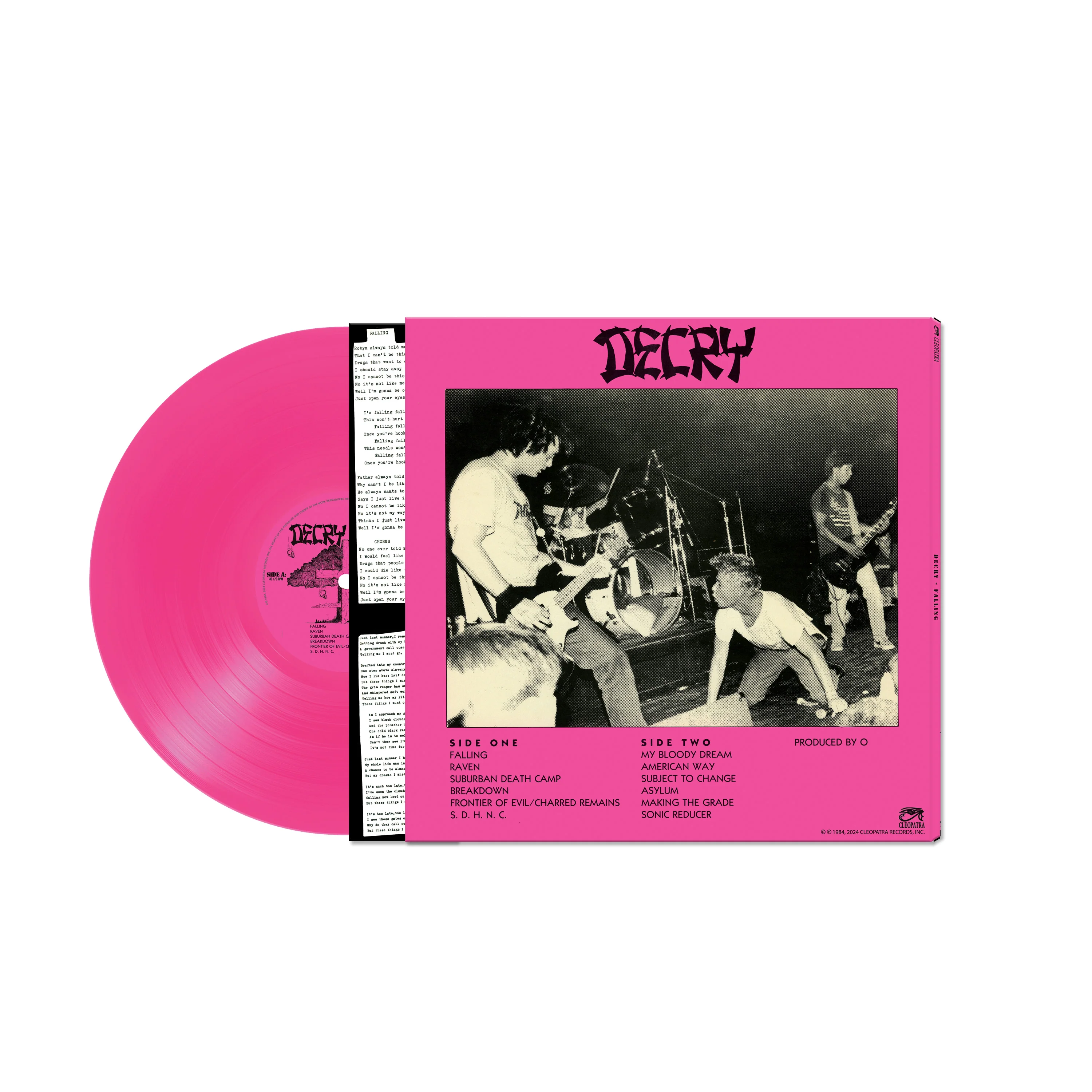Decry - Falling (Pink Vinyl) - Image 2