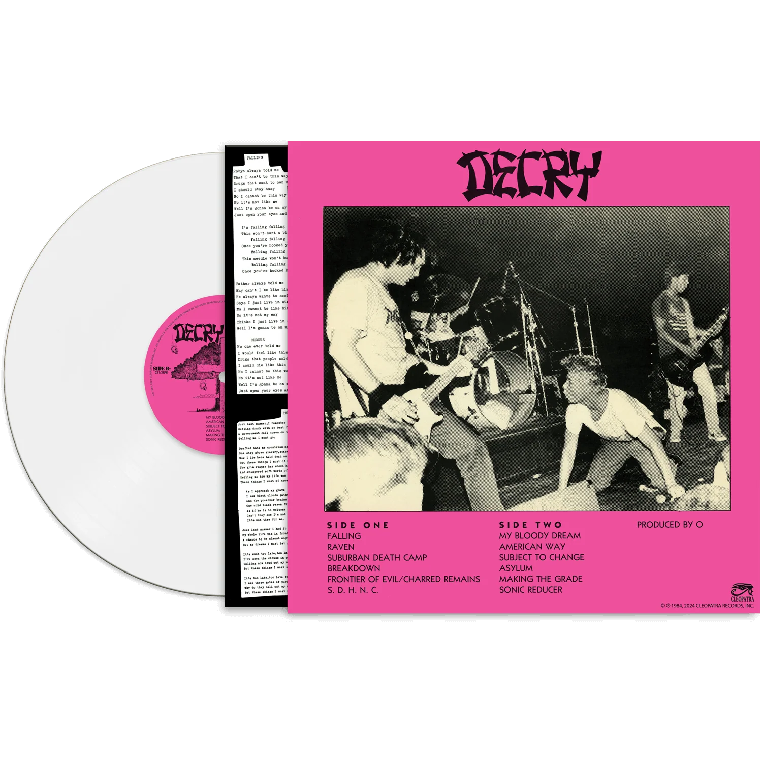 Decry - Falling (White Vinyl) - Image 2