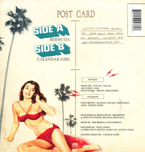 Deniz Tek & The Golden Breed - Bermuda (7" EP) - Image 2