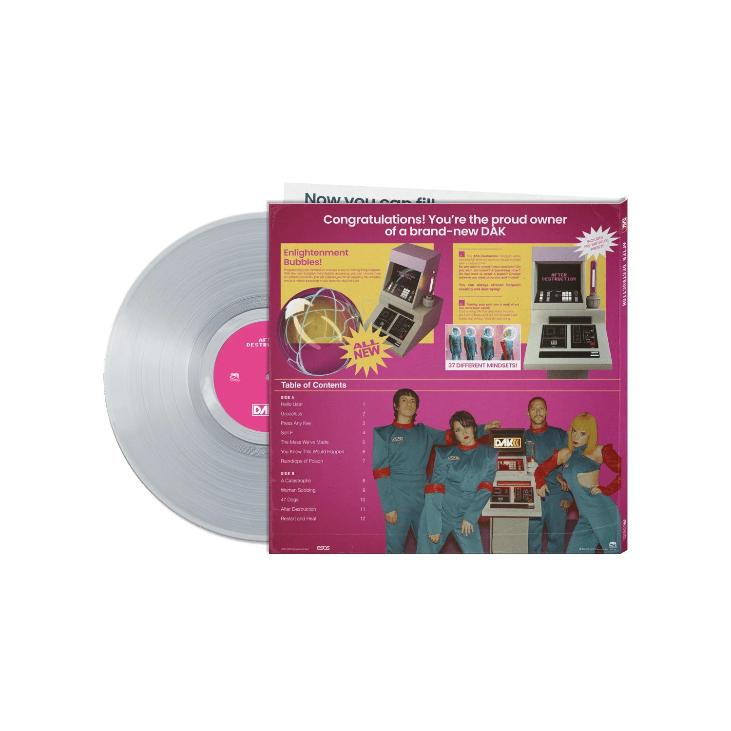 Descartes A Kant - After Destruction (Clear Vinyl LP) - Image 2