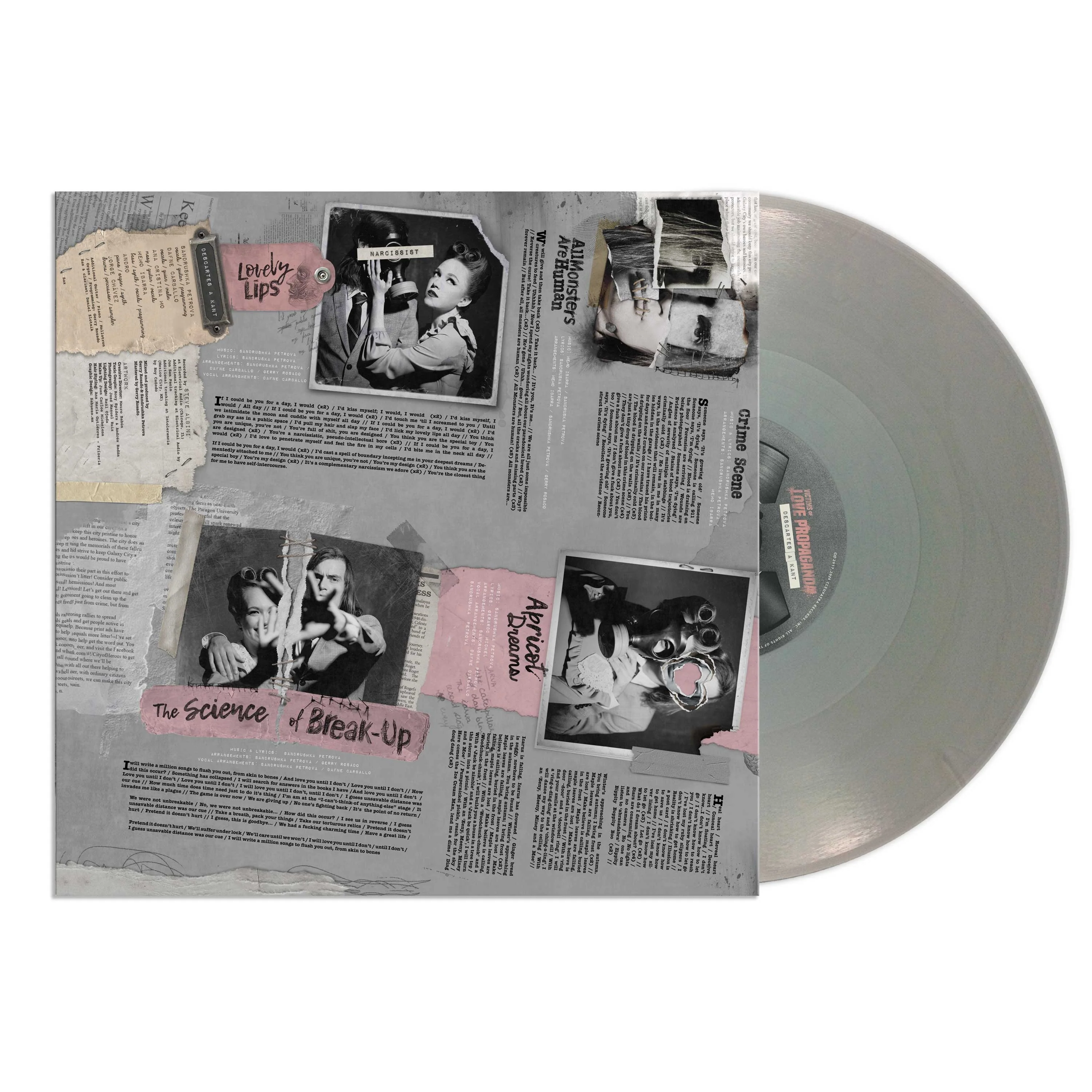 Descartes A Kant - Victims of Love Propaganda (Silver Vinyl) - Image 2