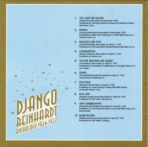 Django Reinhardt - Anthology 1934-1937 (CD) - Image 2