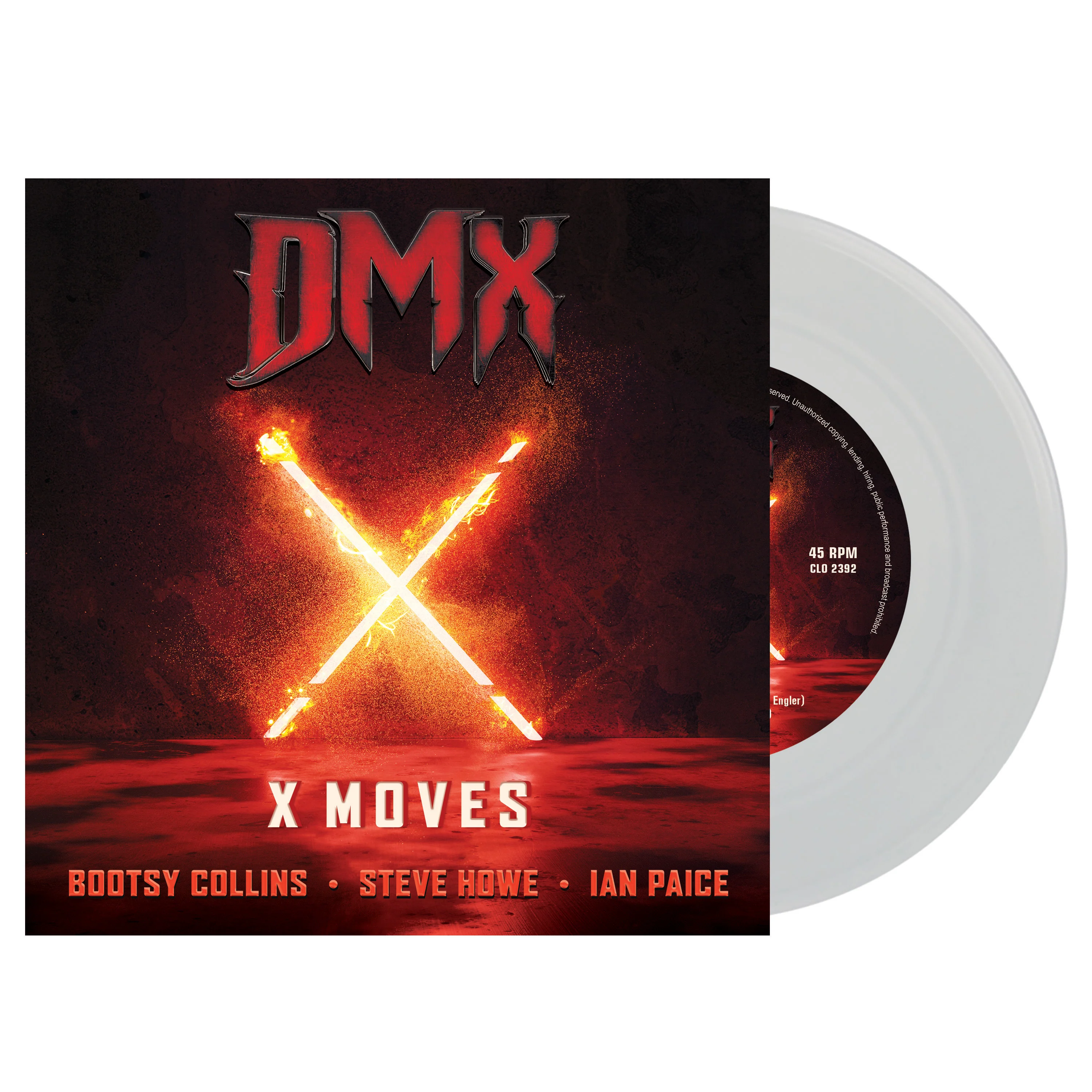DMX (feat. Bootsy Collins, Steve Howe & Ian Paice) -  X Moves (Limited Edition 7" Vinyl) - Image 3