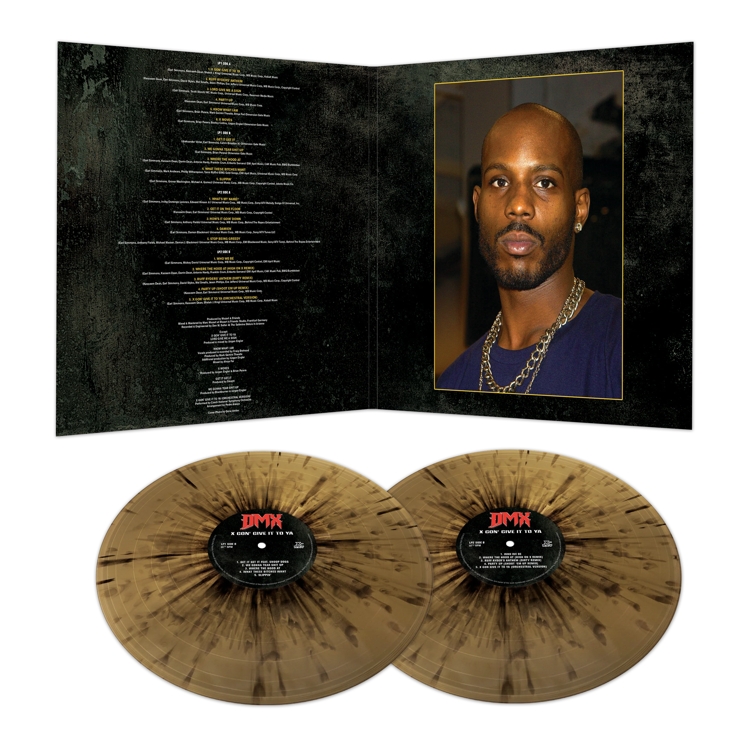 DMX - X Gon' Give It To Ya (Gold-Black Splatter Vinyl) - Image 2