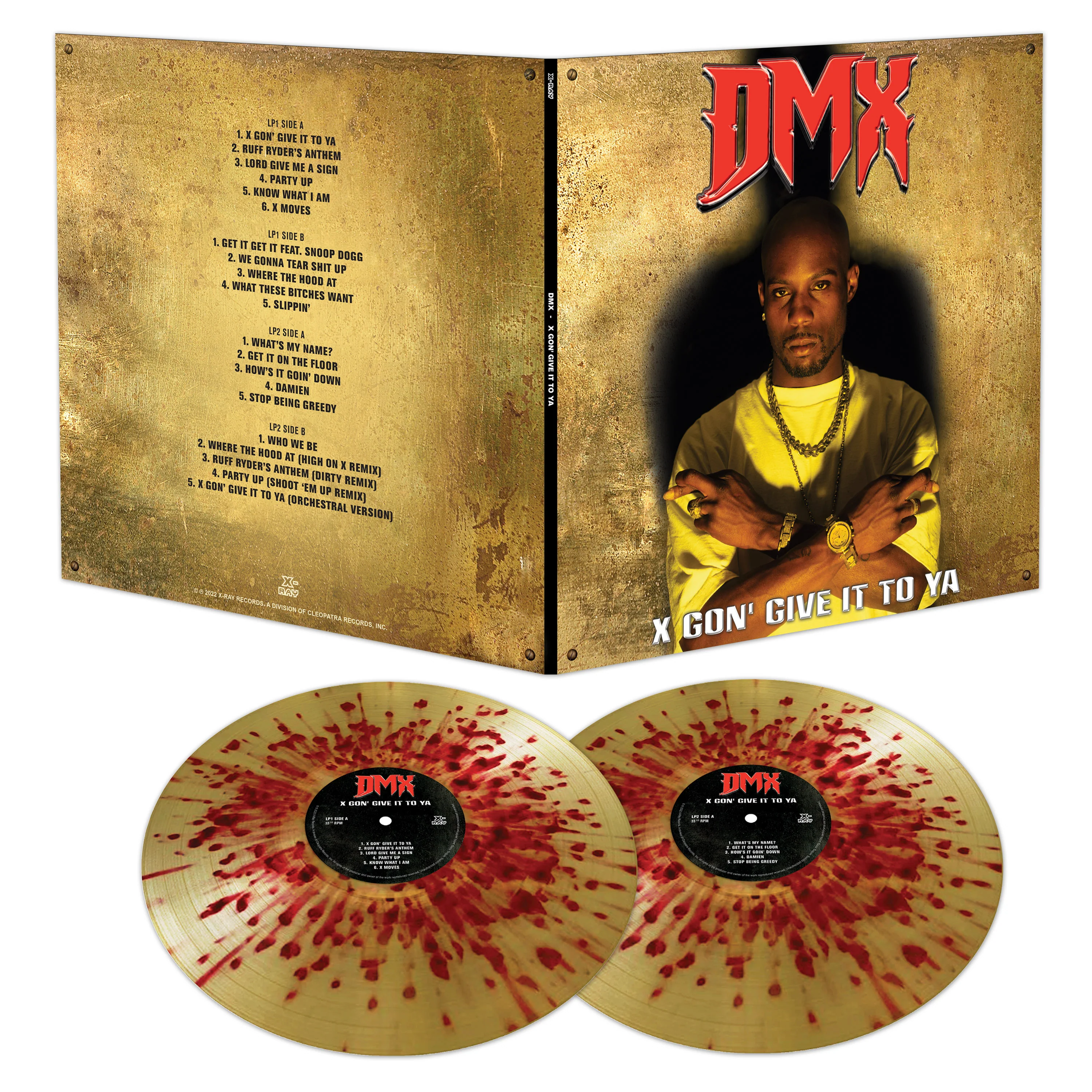 DMX - X Gon' Give It To Ya (Limited Edition Gold and Red Splatter Vinyl) - Image 2