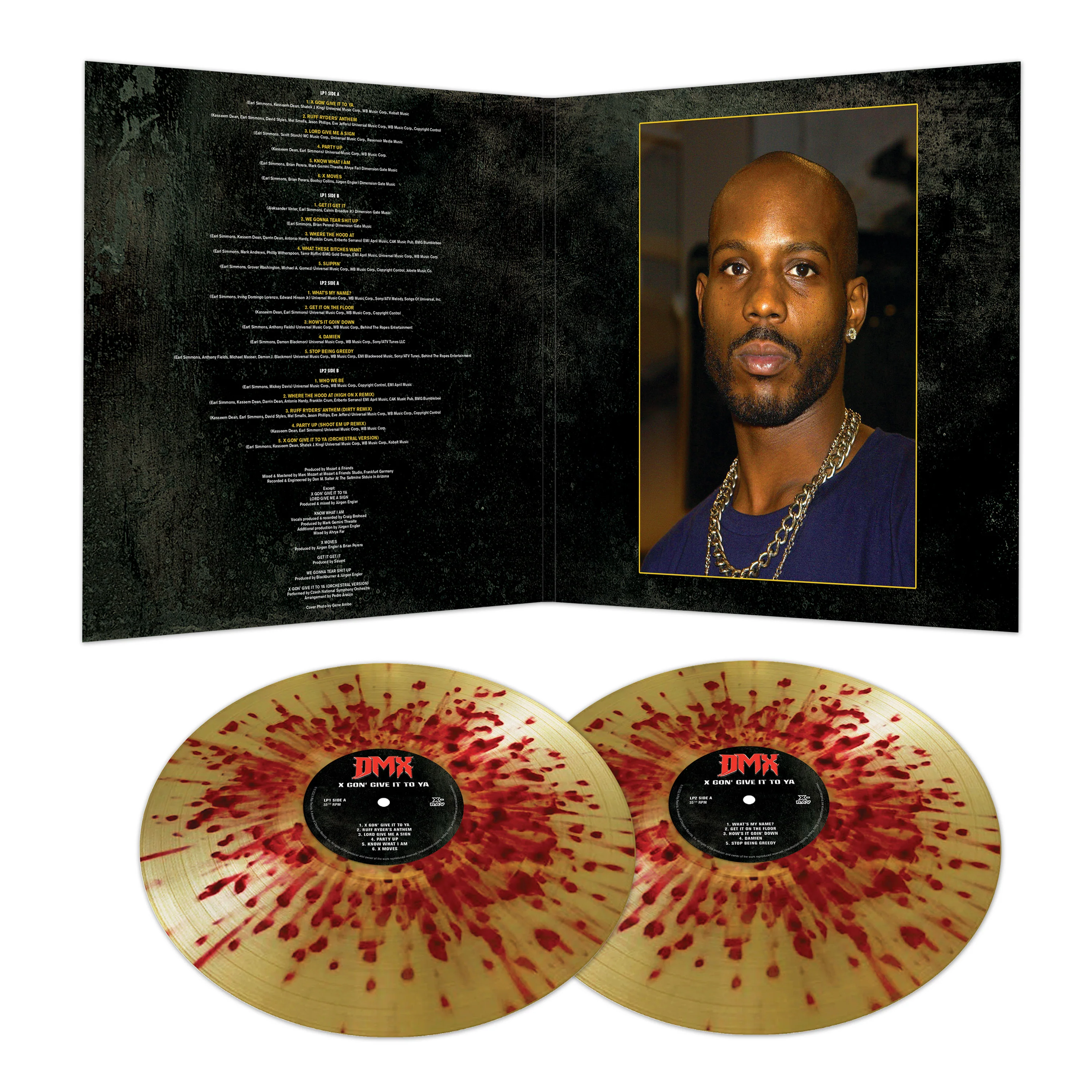 DMX - X Gon' Give It To Ya (Limited Edition Gold and Red Splatter Vinyl) - Image 3