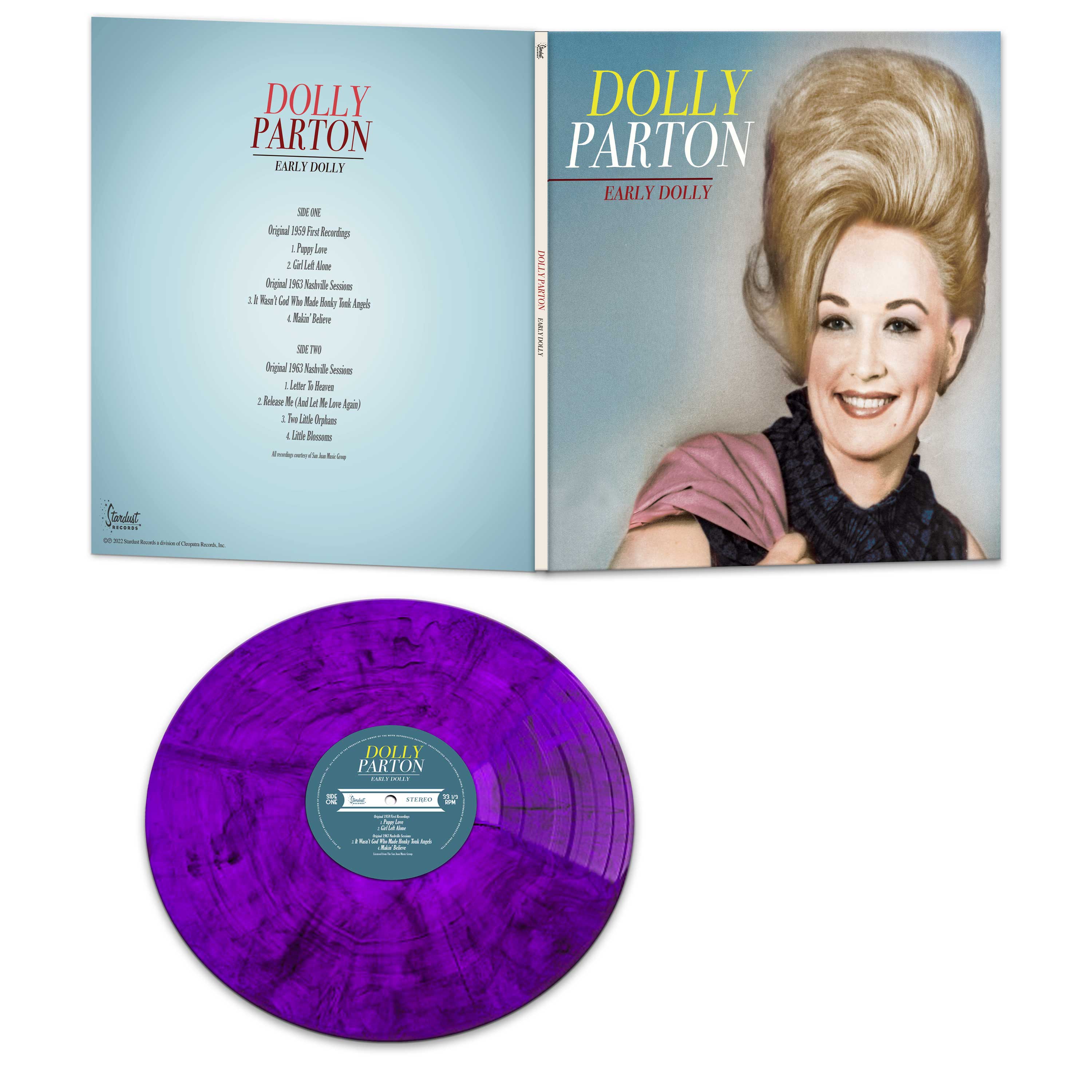 Dolly Parton - Early Dolly (Purple Marble Vinyl) - Image 2