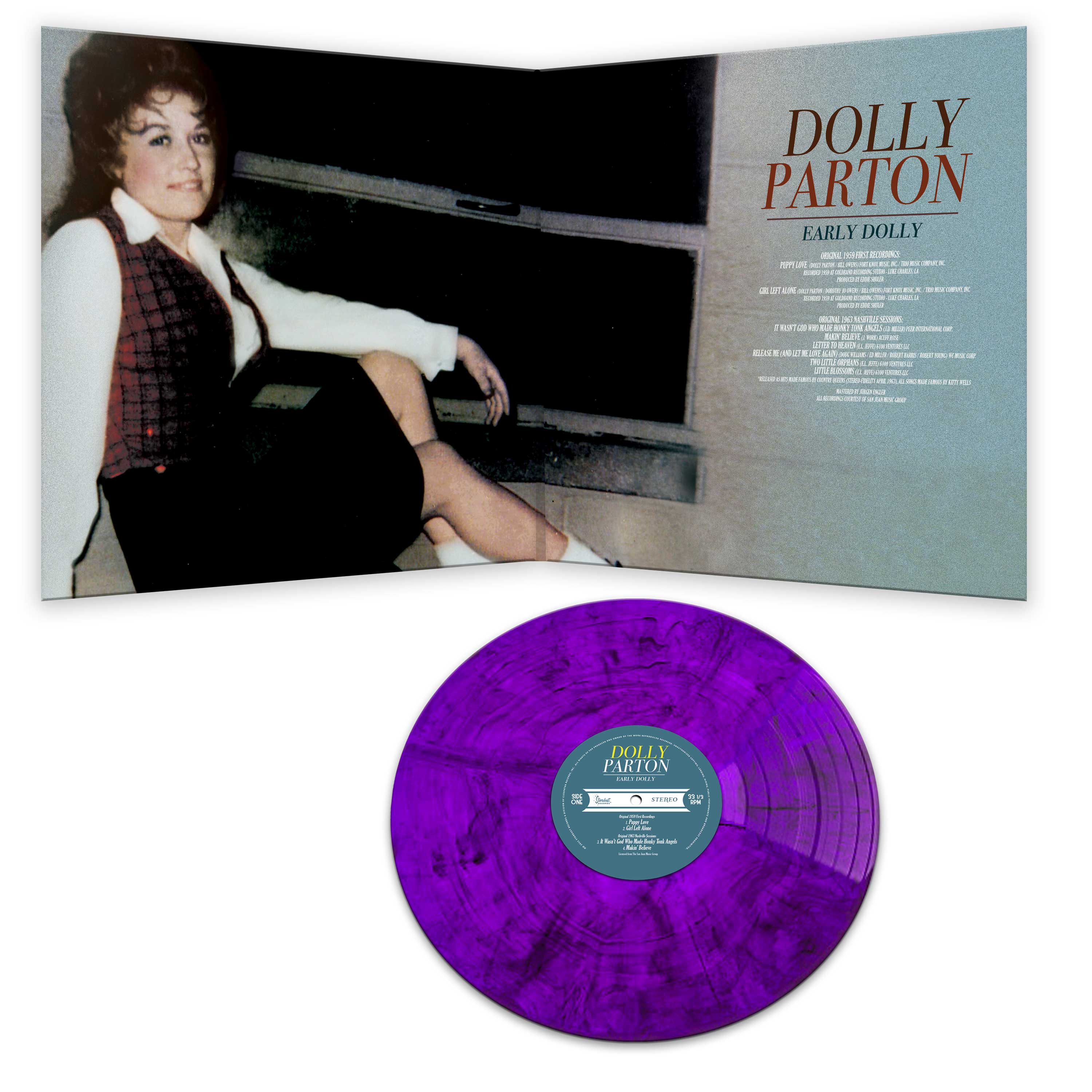 Dolly Parton - Early Dolly (Purple Marble Vinyl) - Image 3
